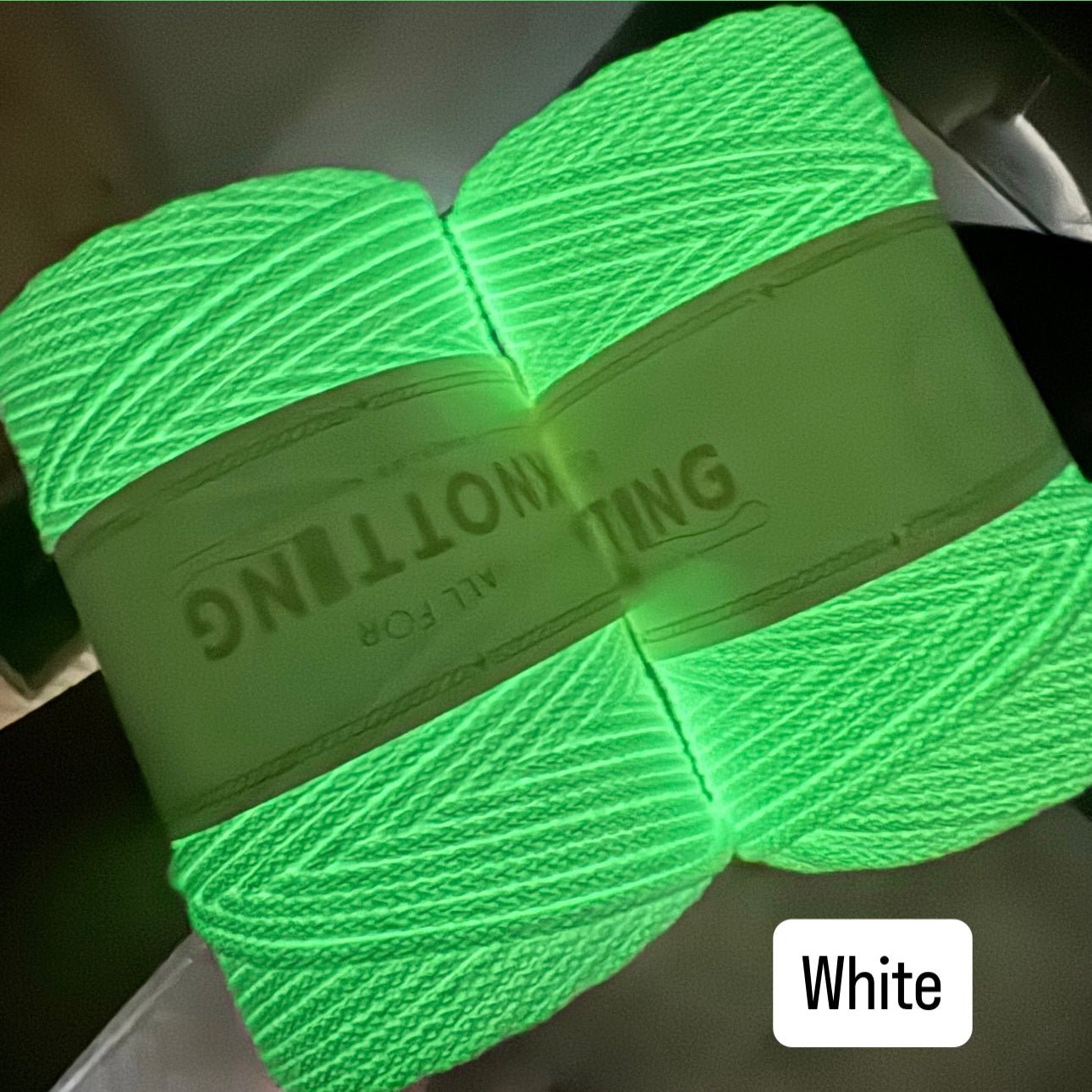 BRAIDED GLOW IN THE DARK 3.5mm Macrame Cord | Braided Cord - All For Knotting