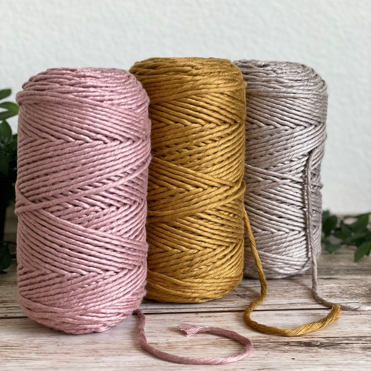 Basic - 4 mm Cotton Rope Taupe
