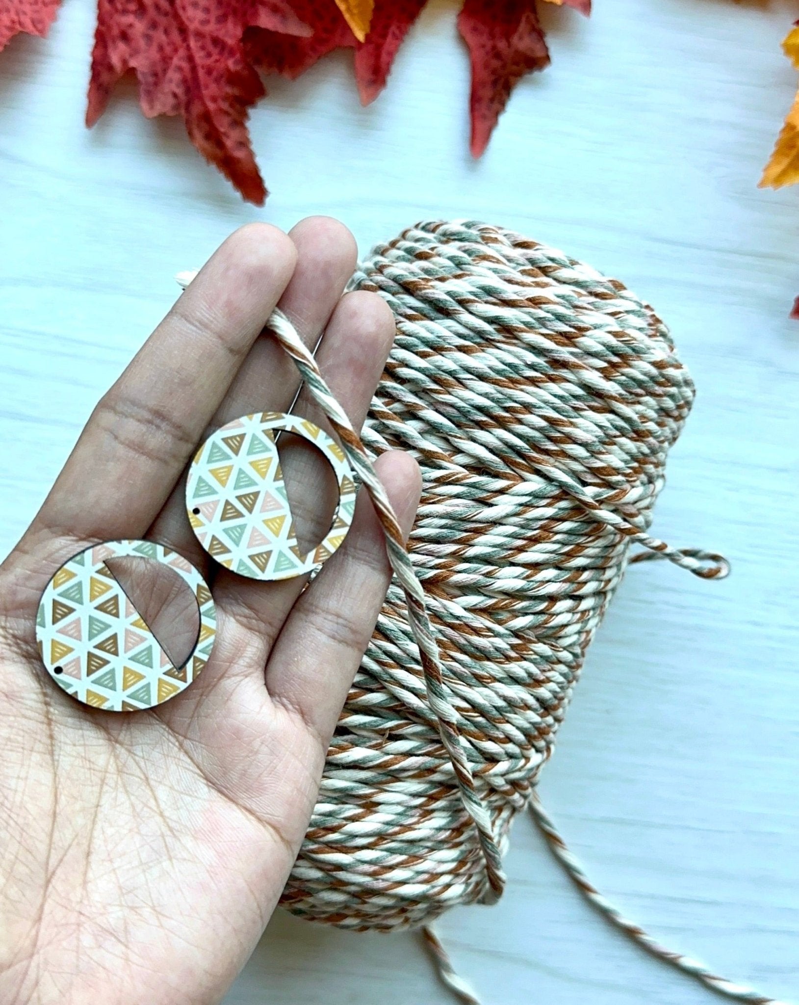 BOHO MIX COLORS | Macrame Cord Recycled Cotton | Macrame Supplies - All for Knotting LLC