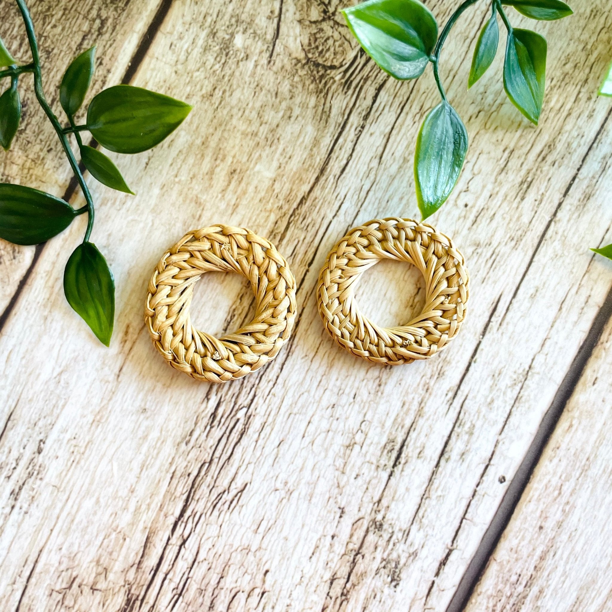 NATURAL RATTAN CHARMS - All for Knotting LLC