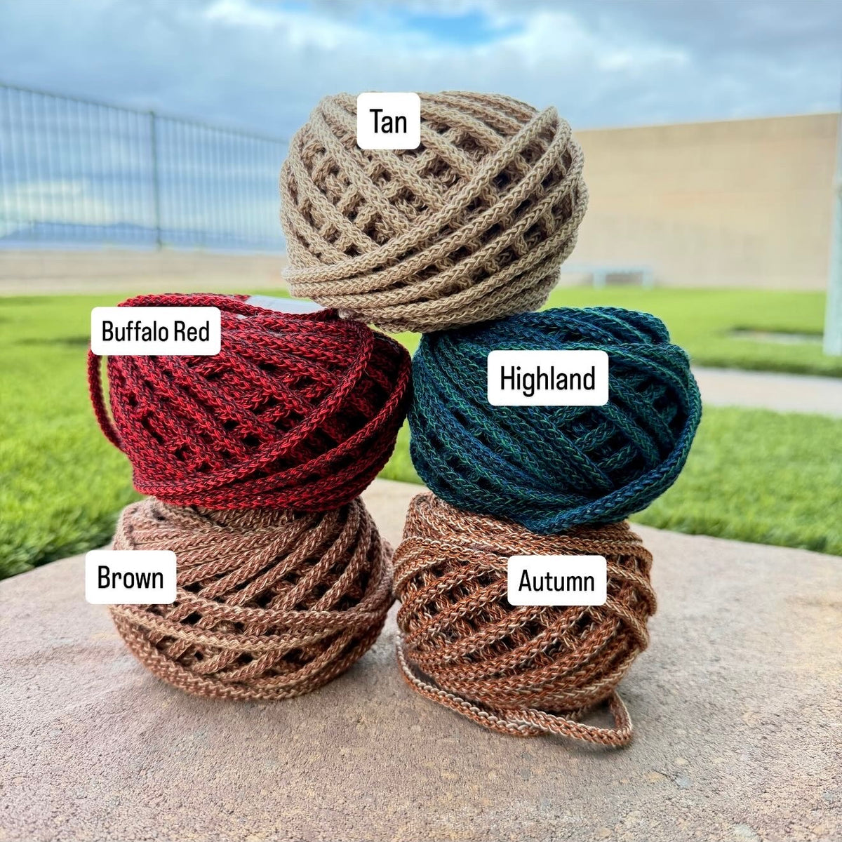 AFK Braided Cotton Cord | Plaid Collection | 3.5mm & 5mm