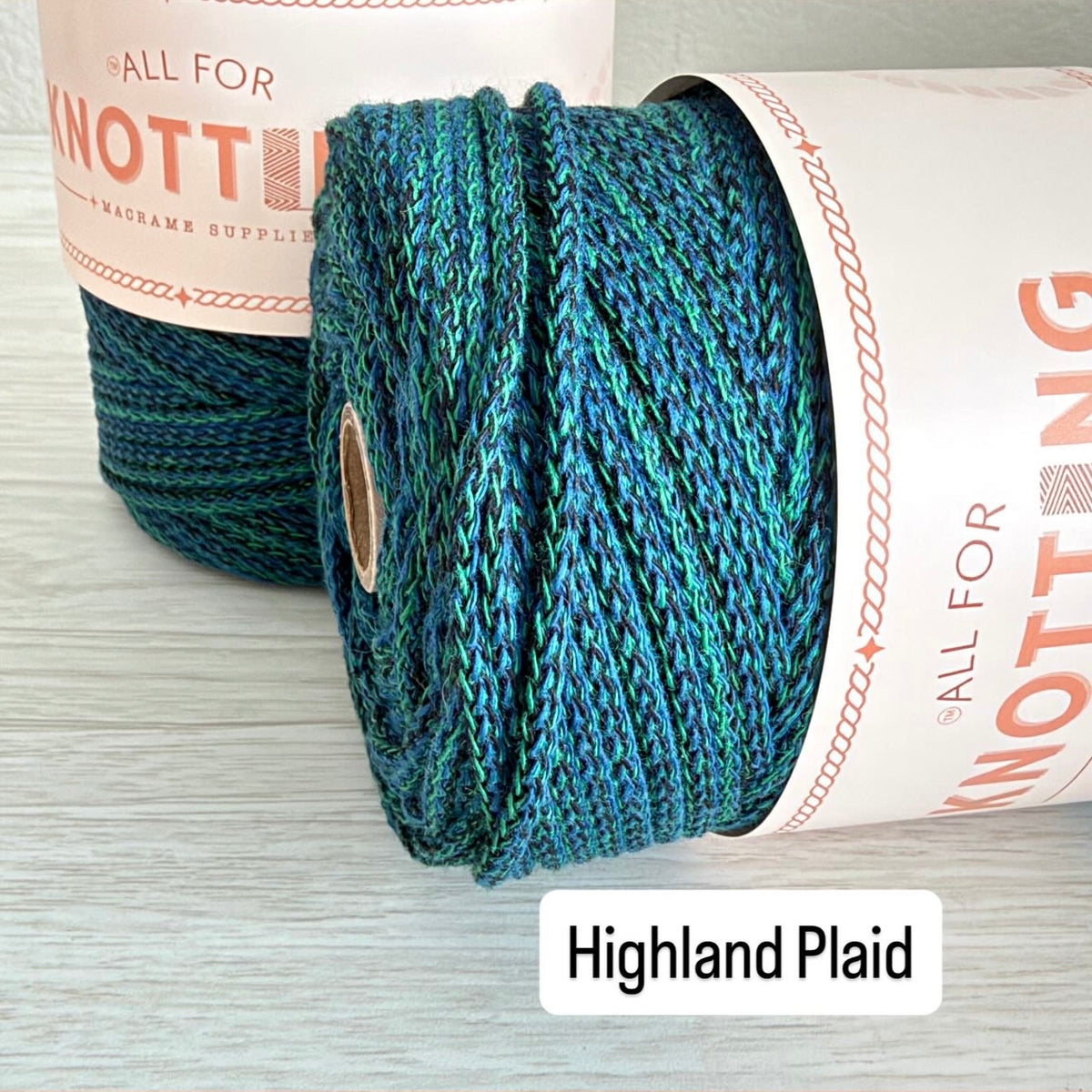 AFK Braided Cotton Cord | Plaid Collection | 3.5mm & 5mm