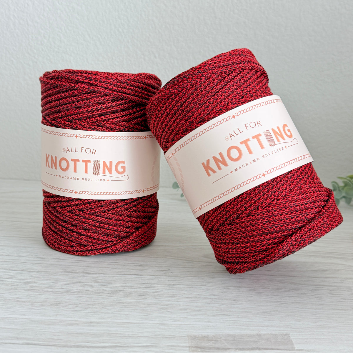 AFK Braided Cotton Cord | Plaid Collection | 3.5mm & 5mm
