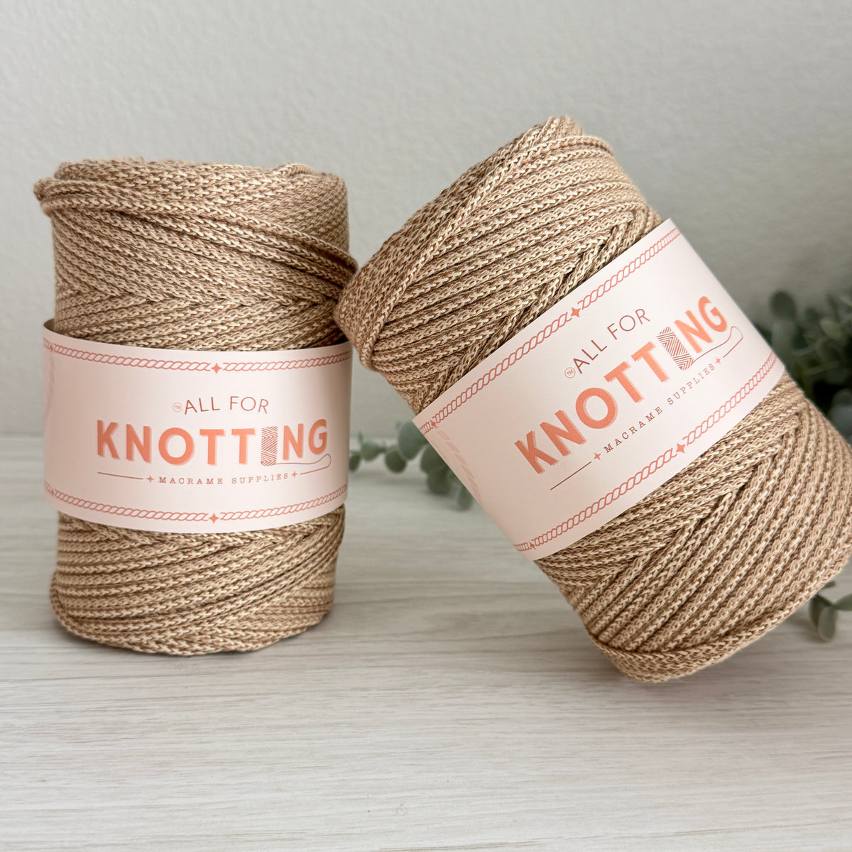 AFK Braided Cotton Cord | Plaid Collection | 3.5mm & 5mm