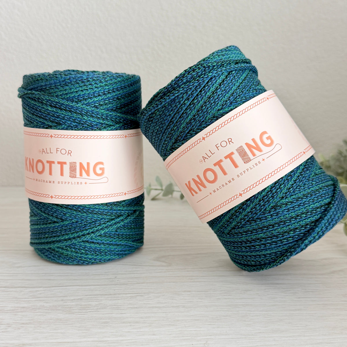 AFK Braided Cotton Cord | Plaid Collection | 3.5mm & 5mm