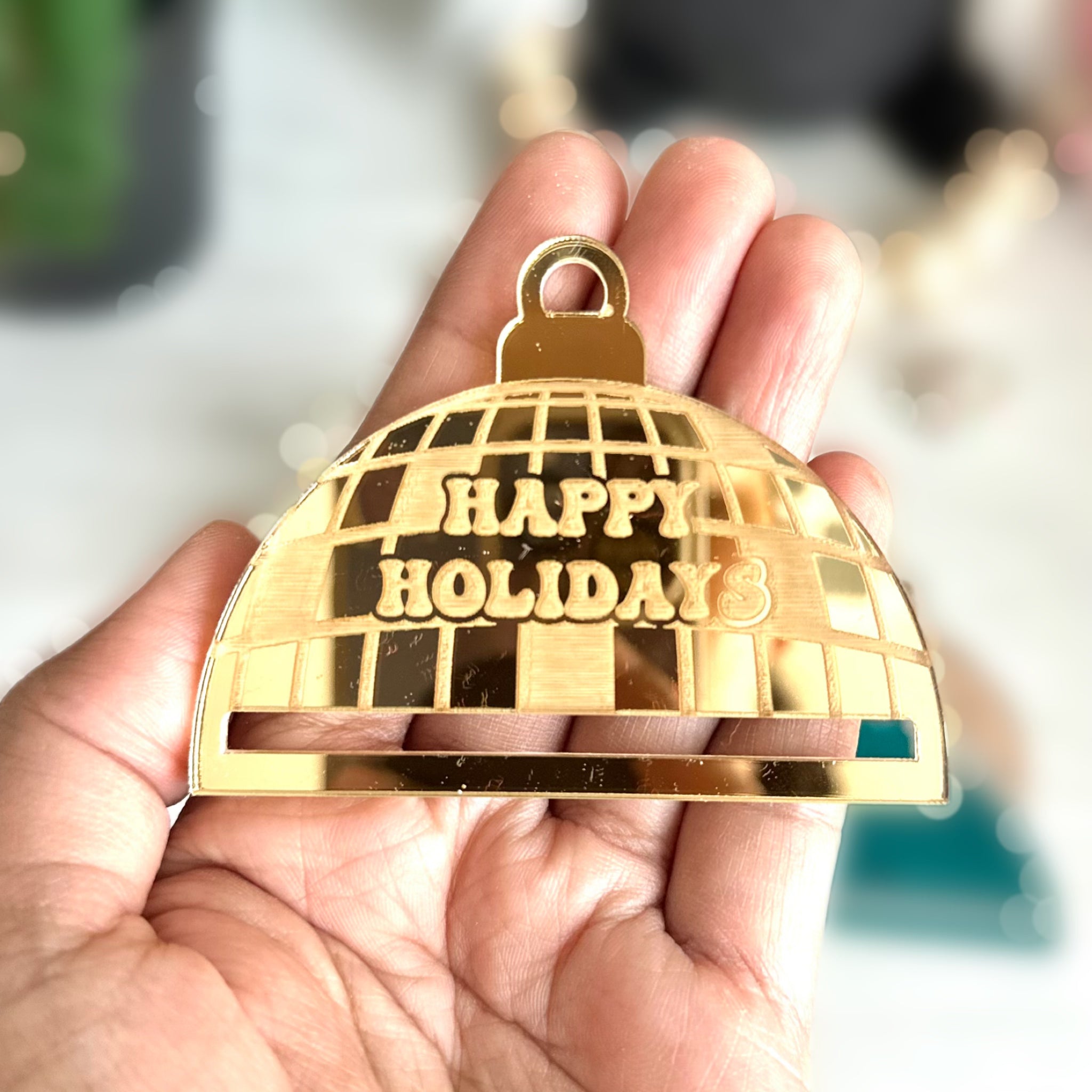 DISCO MACRAME ORNAMENT BLANKS