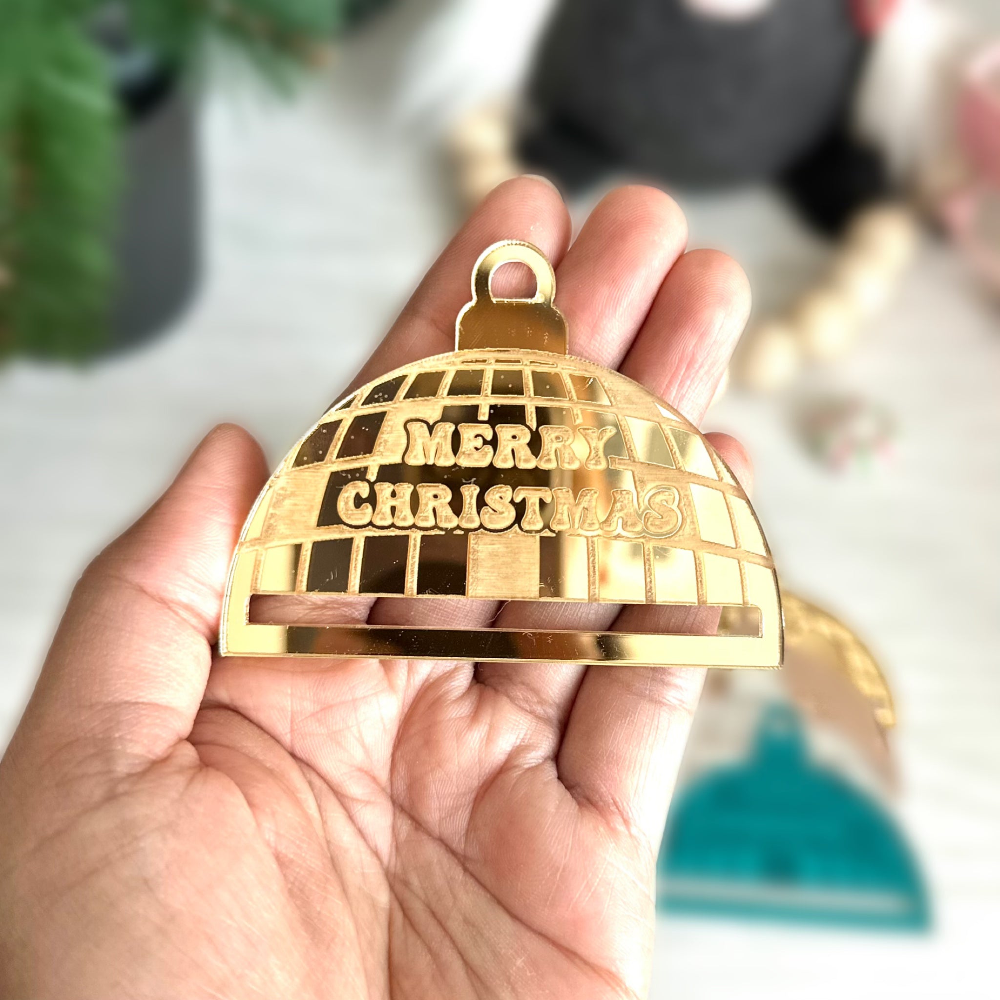 DISCO MACRAME ORNAMENT BLANKS