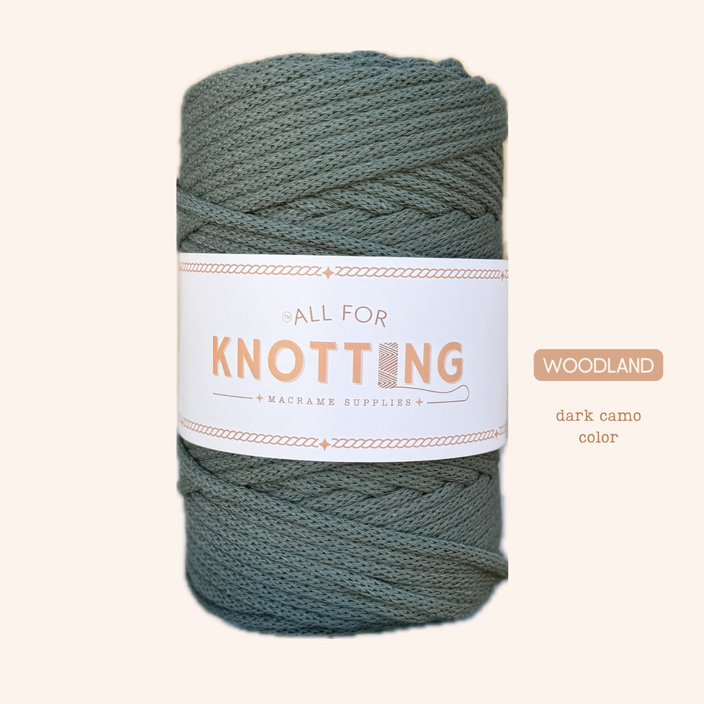 AFK Braided Cord | Macrame Cotton Cord | 39 Beautiful Colors - All for Knotting LLC
