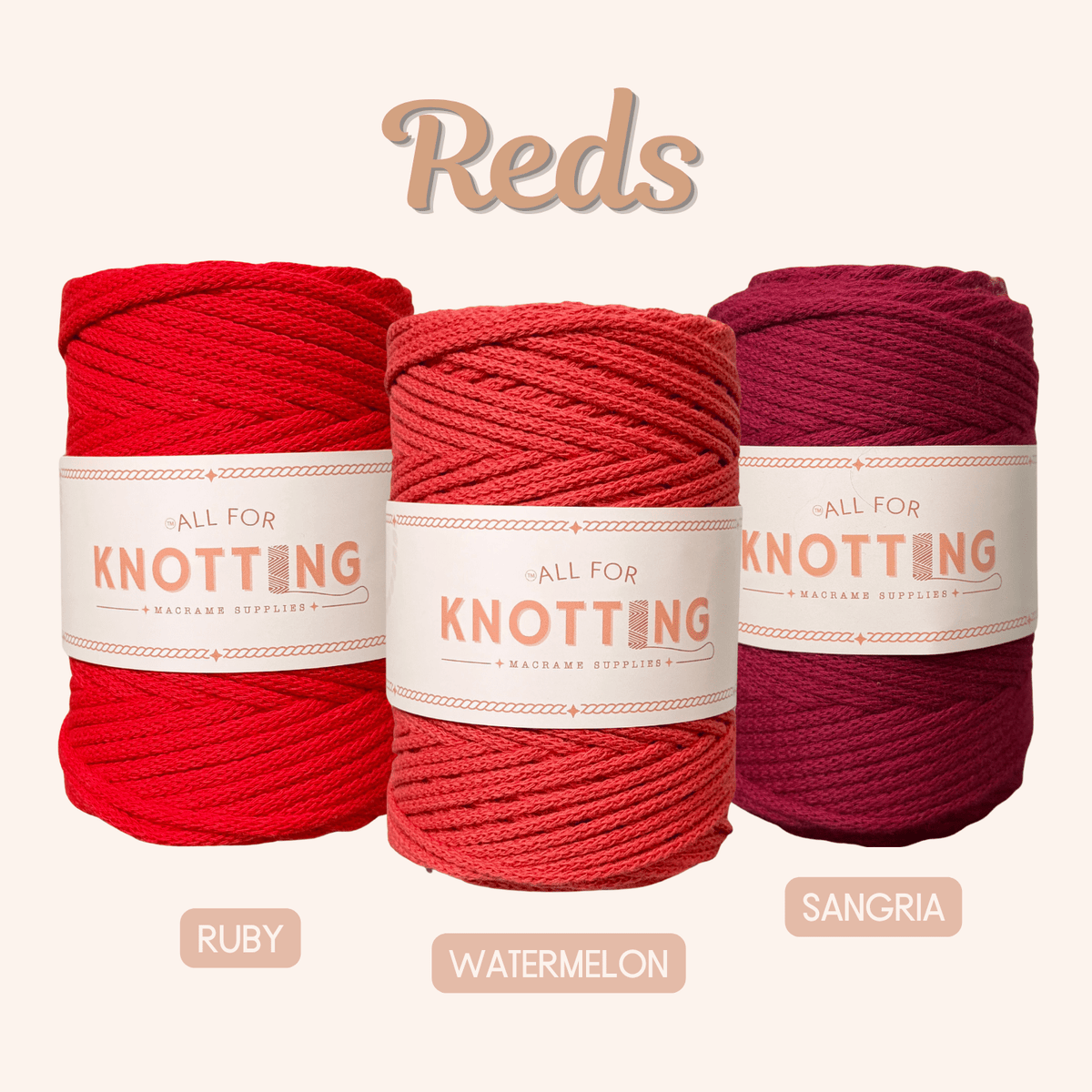 AFK Braided Cord | Macrame Cotton Cord | 40 Beautiful Colors - All For Knotting