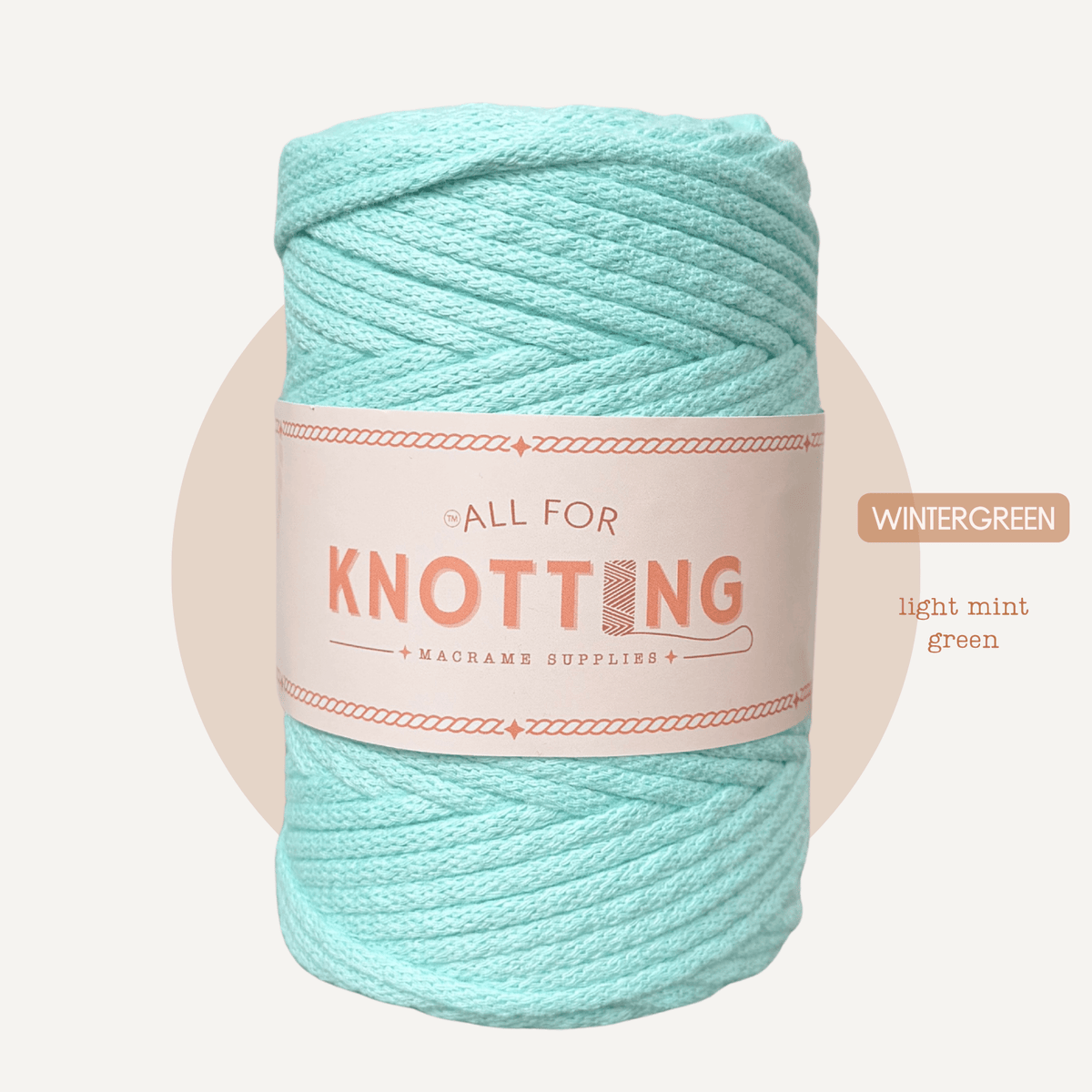 AFK Braided Cord | Macrame Cotton Cord | 40 Beautiful Colors - All For Knotting