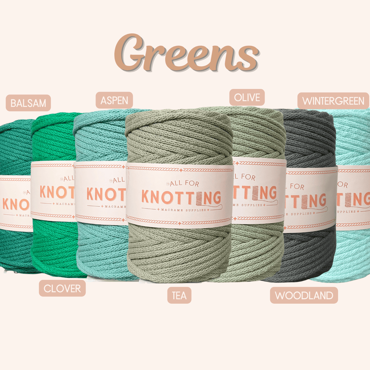AFK Braided Cord | Macrame Cotton Cord | 40 Beautiful Colors - All For Knotting