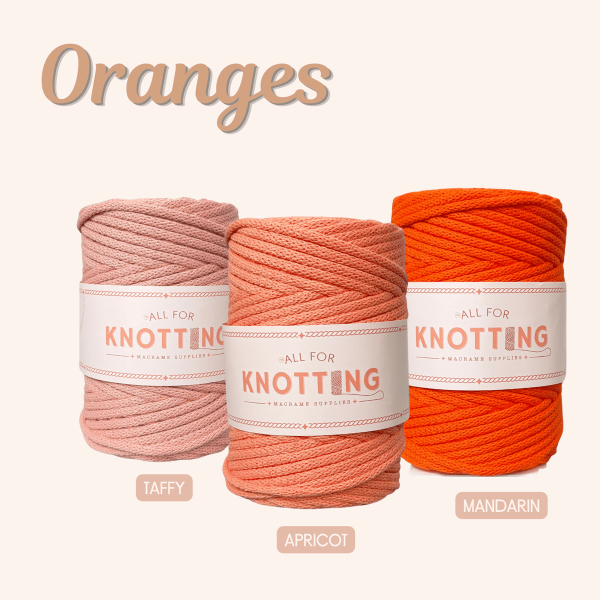 AFK Braided Cord | Macrame Cotton Cord | 40 Beautiful Colors - All For Knotting