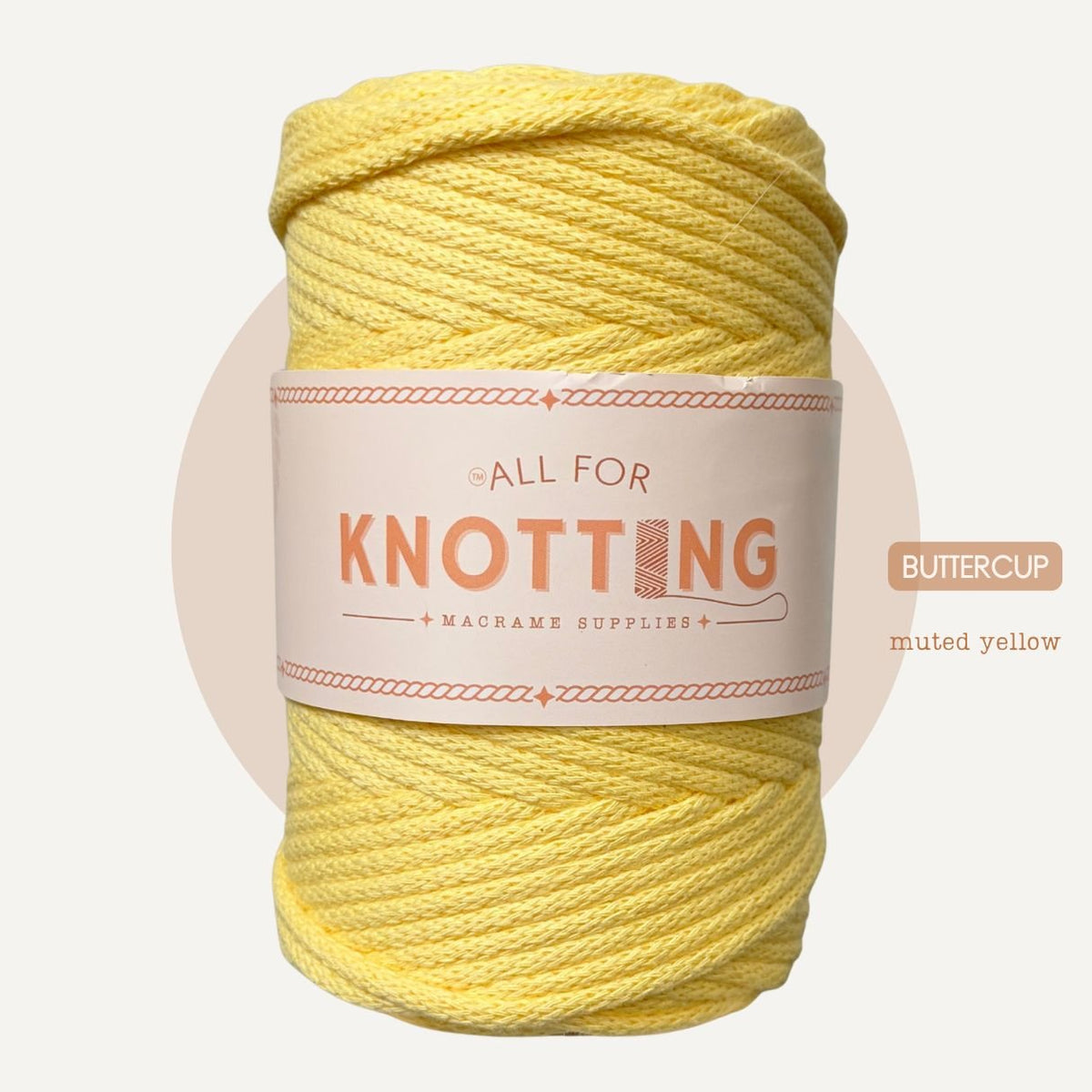 AFK Braided Cord | Macrame Cotton Cord | 42 Beautiful Colors - All For Knotting