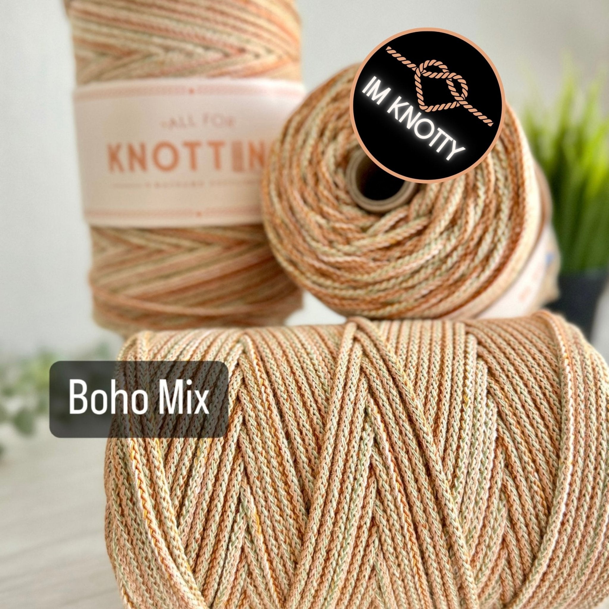 One - Knot Macramé Cord – 100% Combed Cotton Cord | Eco - Friendly & Made in Las Vegas - All For Knotting