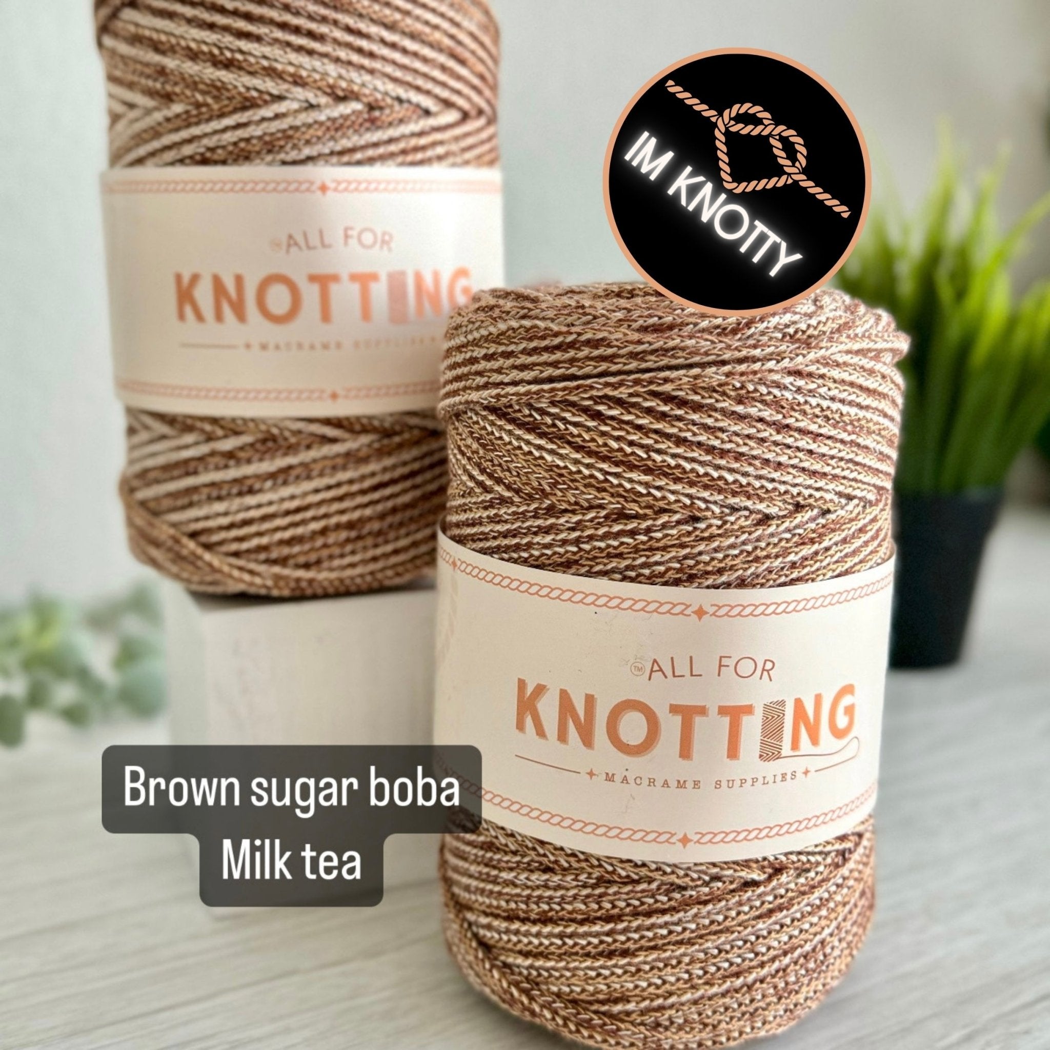 One - Knot Macramé Cord – 100% Combed Cotton Cord | Eco - Friendly & Made in Las Vegas - All For Knotting
