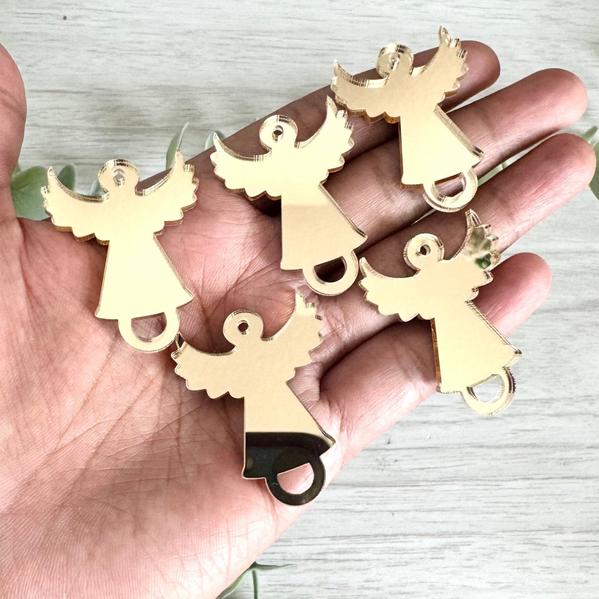Star and Angel Ornament Topper Blanks - All For Knotting