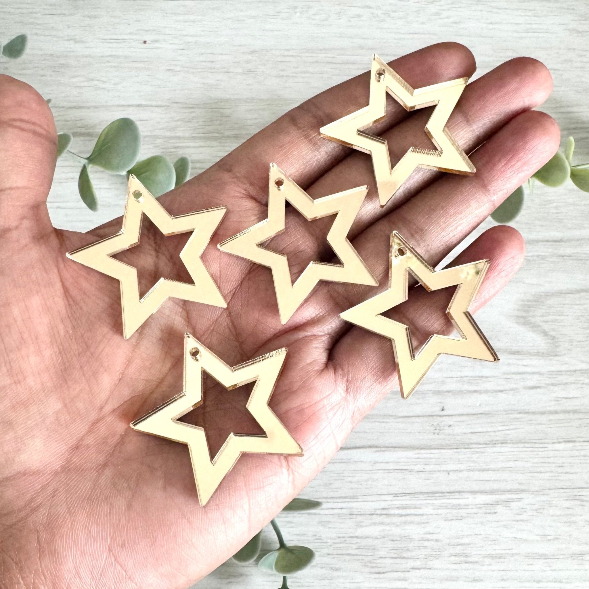 Star and Angel Ornament Topper Blanks - All For Knotting
