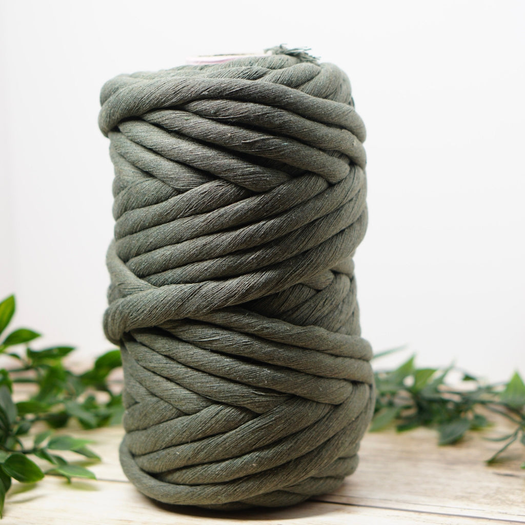 12mm Single Strand Cotton Cord CHUNKY - All for Knotting LLC