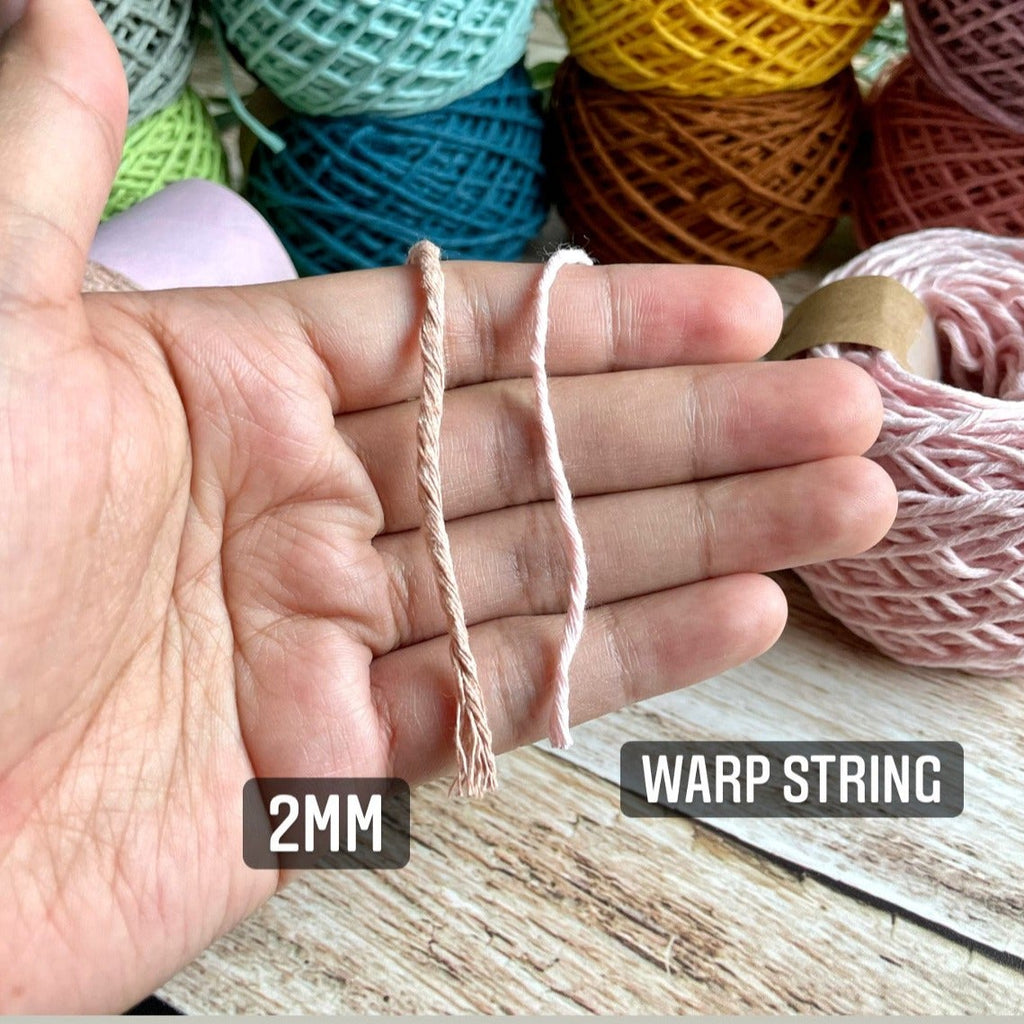 1.5mm Single Strand Warp Strings | Weaving Supplies - All for Knotting LLC