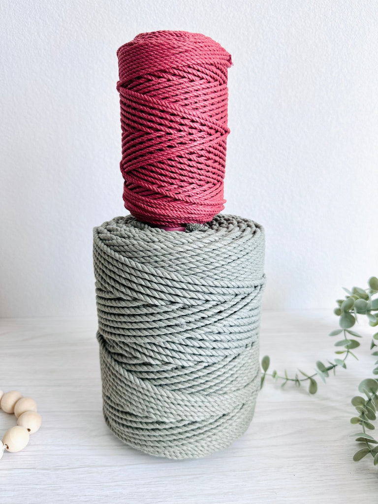 3mm Recycled Macrame String/1000 Ft Coloured Macrame Cord/soft Cotton Rope/100%  Recycled Cotton/diy Macrame Leaves Feathers Wristlets 