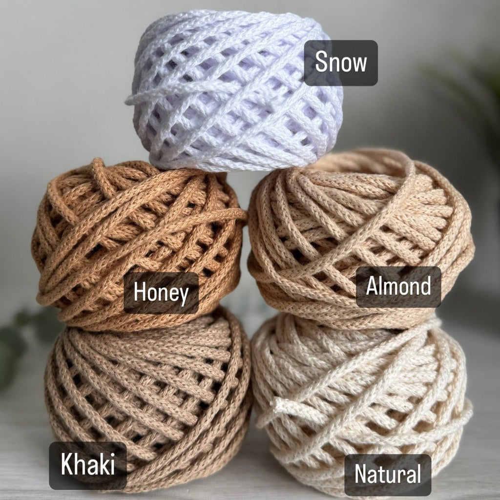 50ft Mini Spool All for Knotting Macrame Braided Cord | Macrame Cotton Cord | 37 Beautiful Colors - All for Knotting LLC