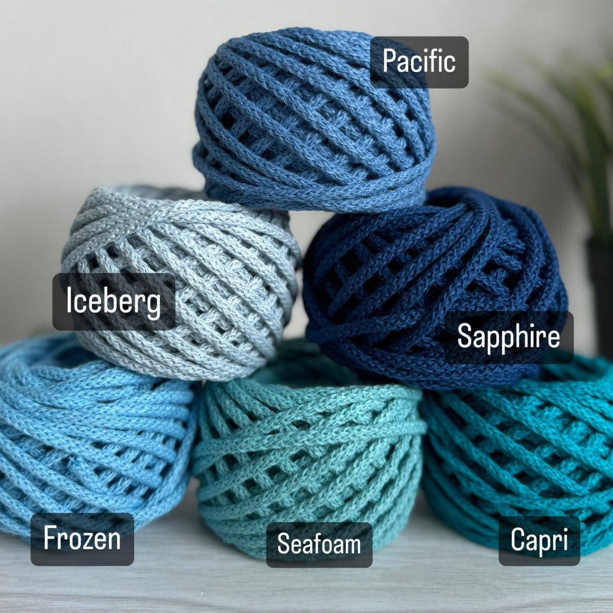 50ft Mini Spool All for Knotting Macrame Braided Cord | Macrame Cotton Cord | 37 Beautiful Colors - All for Knotting LLC