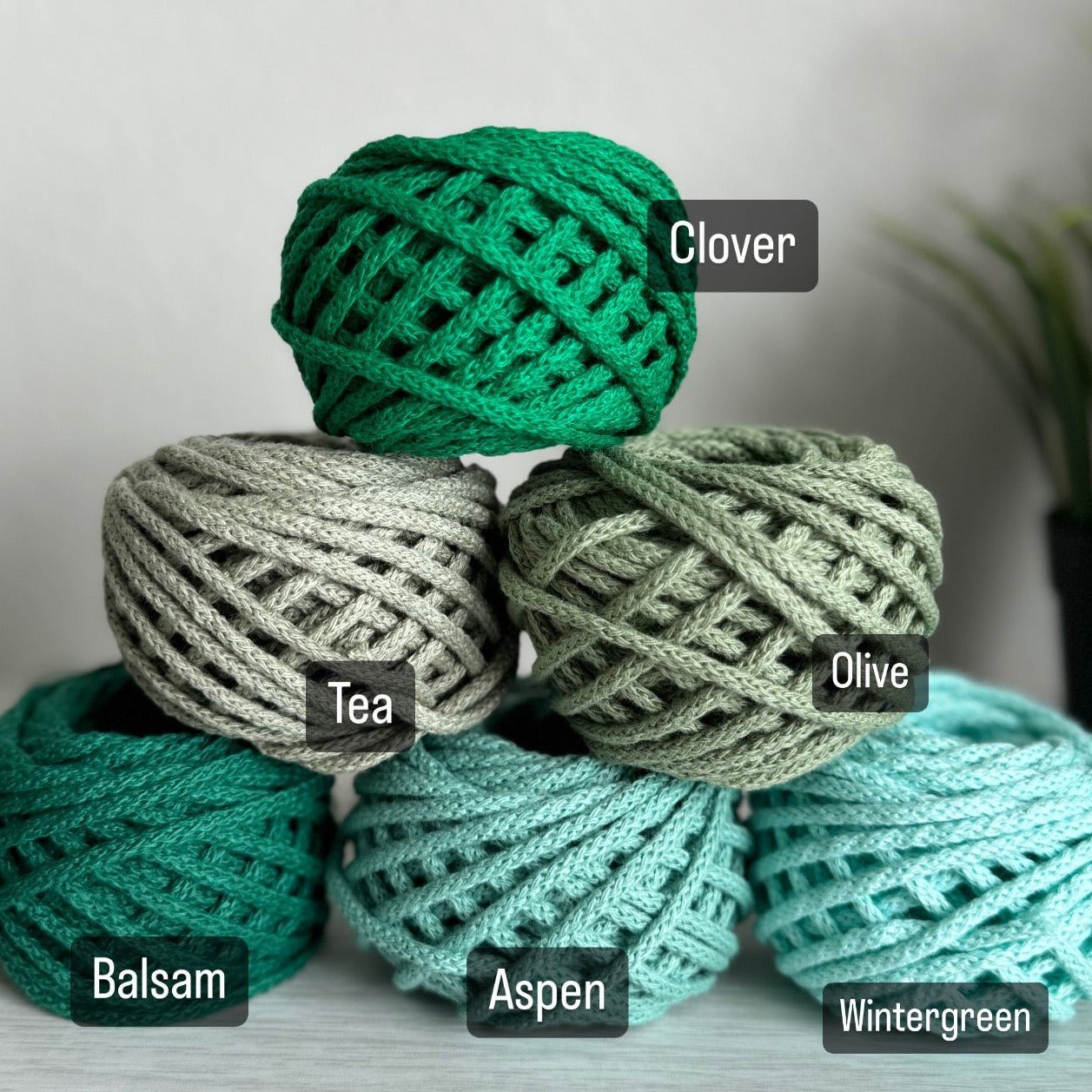 50ft Mini Spool All for Knotting Macrame Braided Cord | Macrame Cotton Cord | 37 Beautiful Colors - All for Knotting LLC