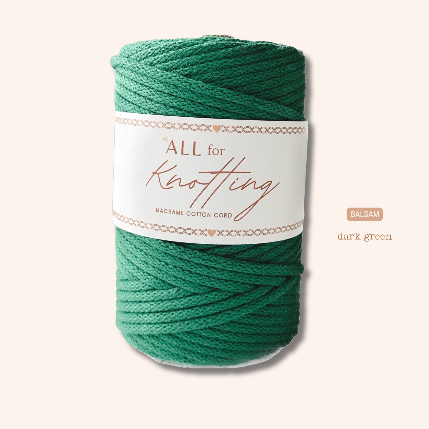 AFK Braided Cord | Macrame Cotton Cord | 37 Beautiful Colors - All for Knotting LLC