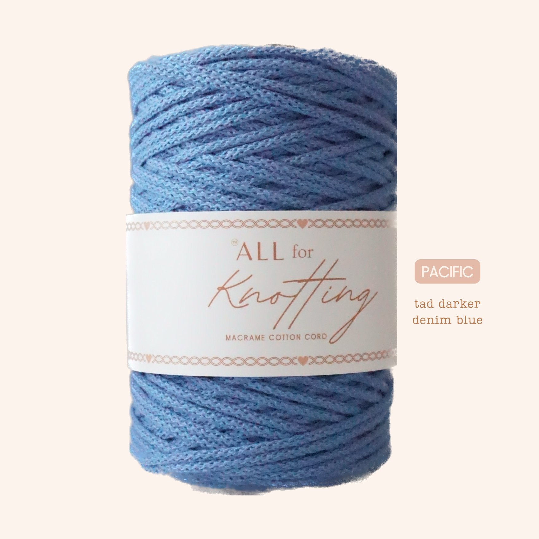 AFK Braided Cord | Macrame Cotton Cord | 37 Beautiful Colors - All for Knotting LLC