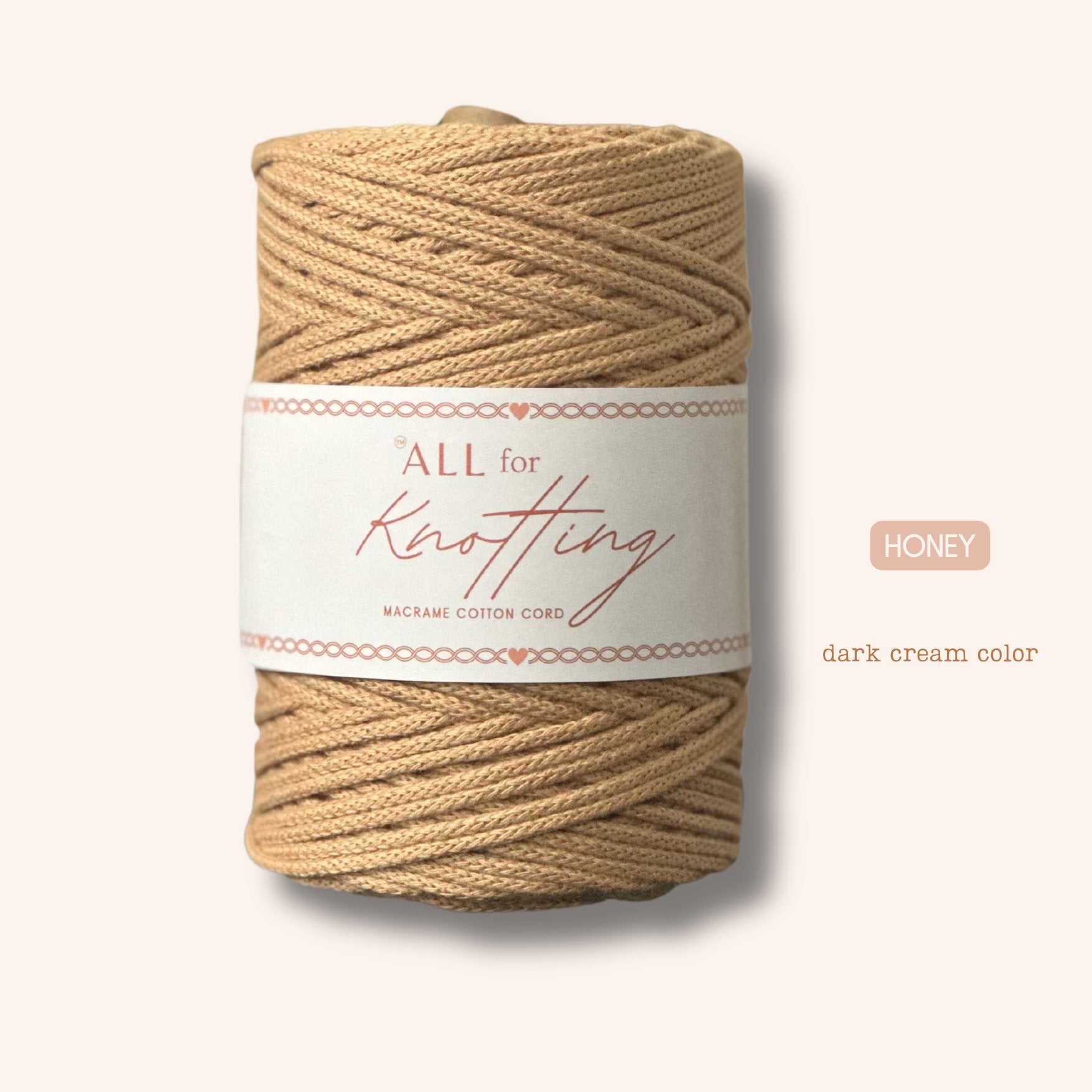 AFK Braided Cord | Macrame Cotton Cord | 37 Beautiful Colors - All for Knotting LLC