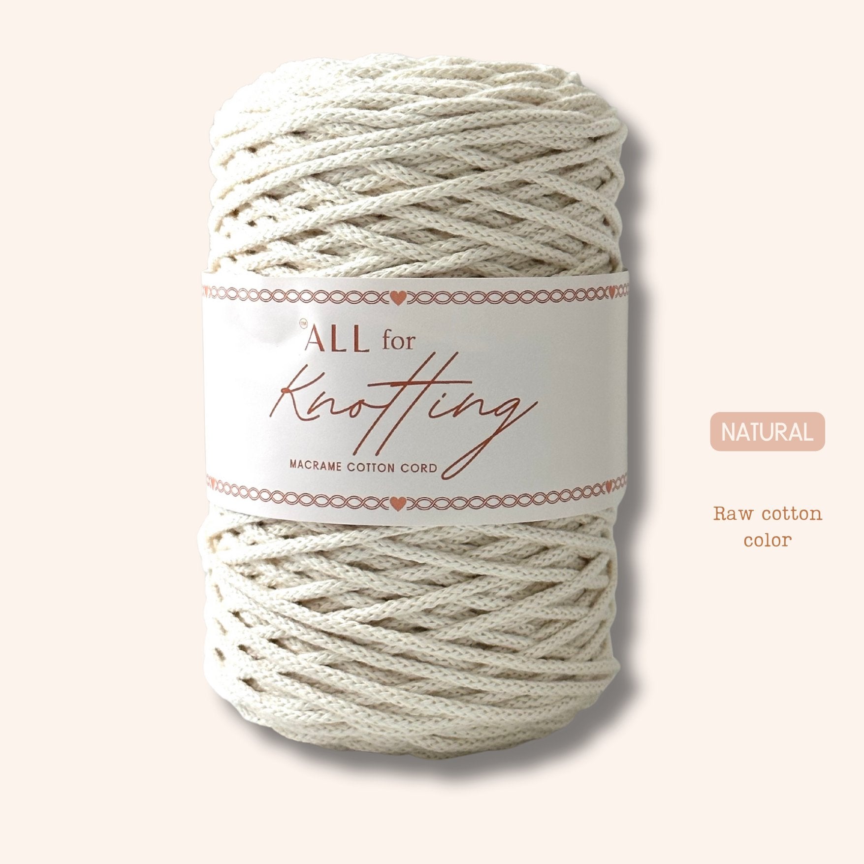 AFK Braided Cord | Macrame Cotton Cord | 37 Beautiful Colors - All for Knotting LLC