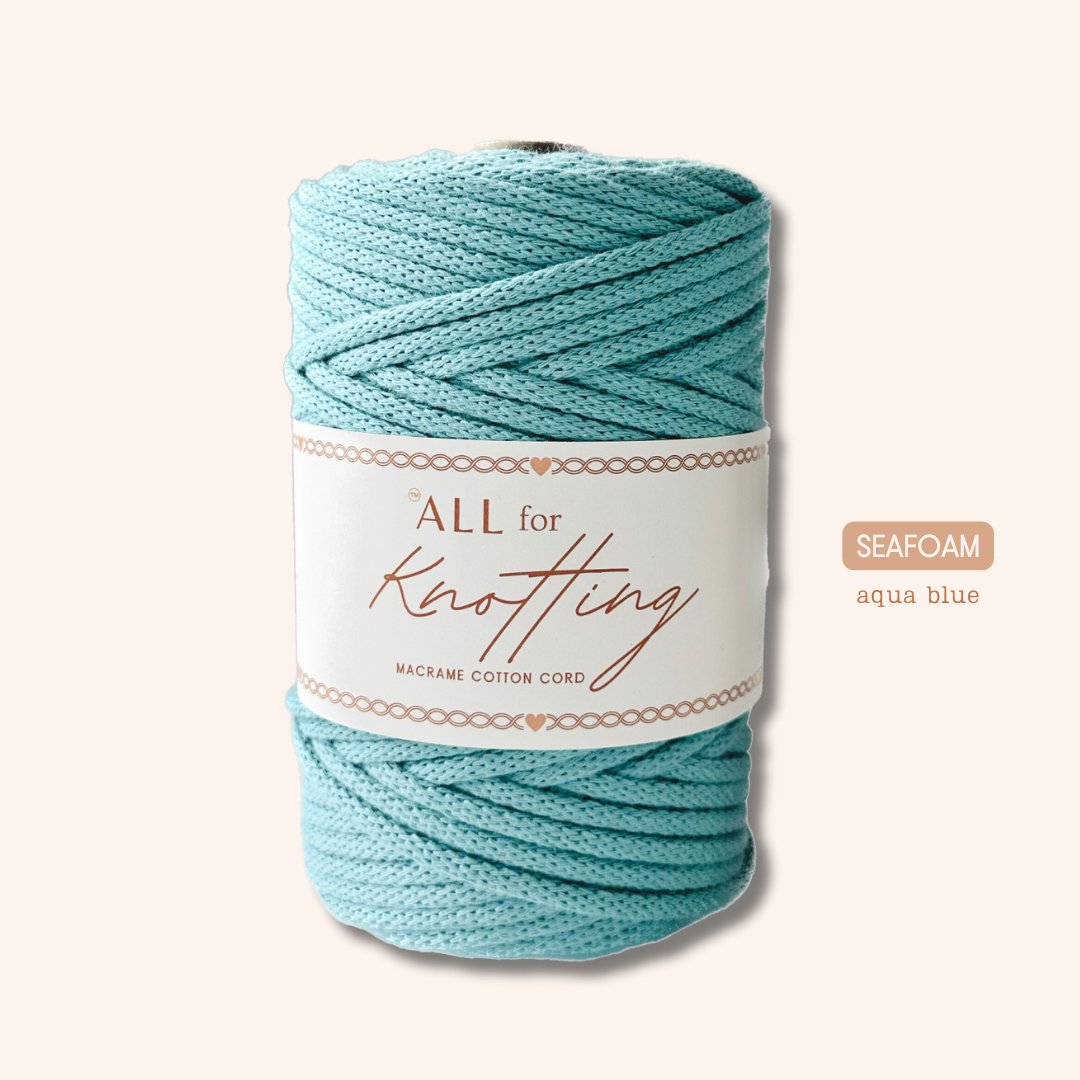 AFK Braided Cord | Macrame Cotton Cord | 37 Beautiful Colors - All for Knotting LLC