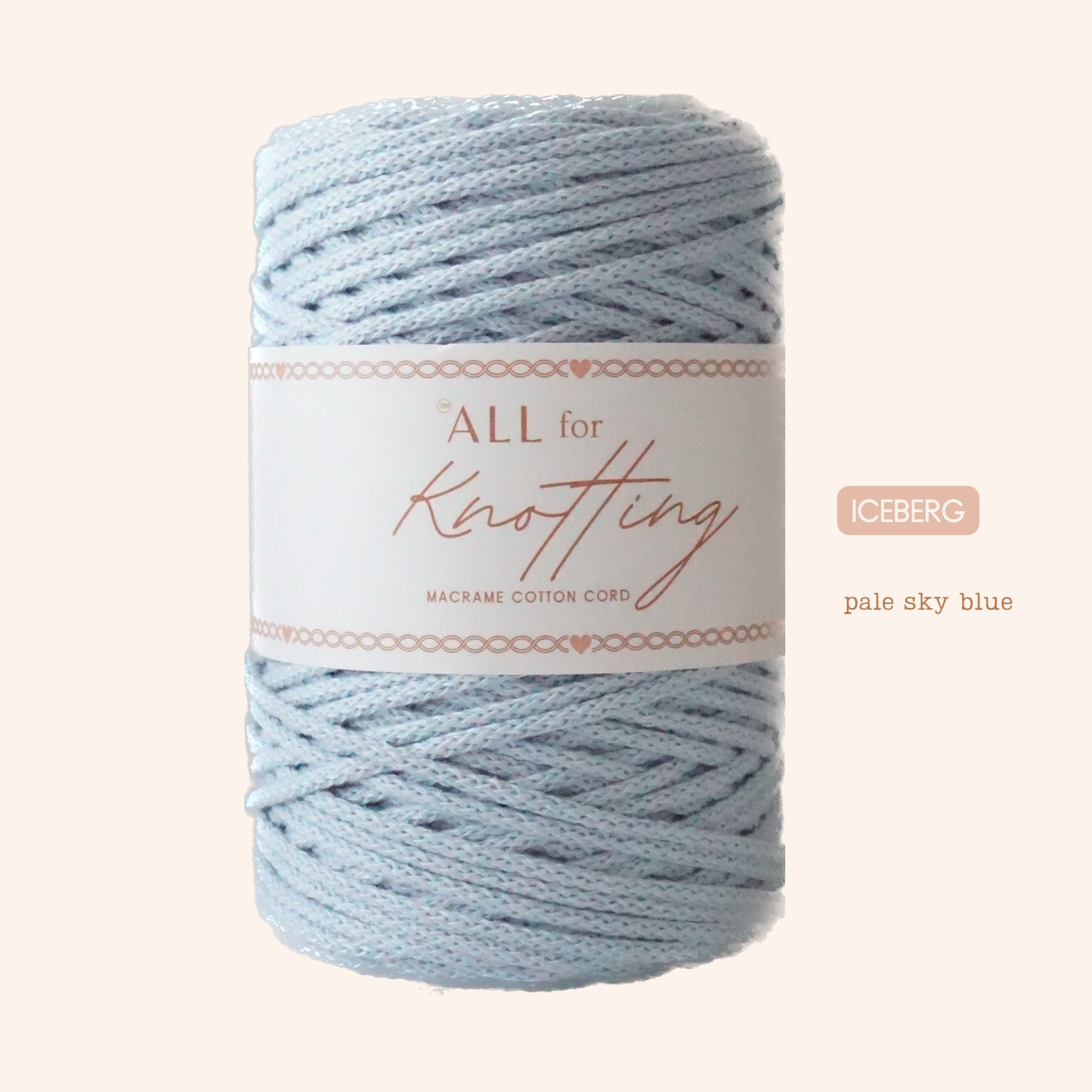 AFK Braided Cord | Macrame Cotton Cord | 37 Beautiful Colors - All for Knotting LLC