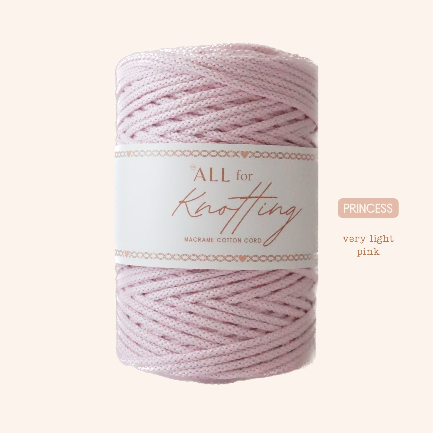 AFK Braided Cord | Macrame Cotton Cord | 37 Beautiful Colors - All for Knotting LLC