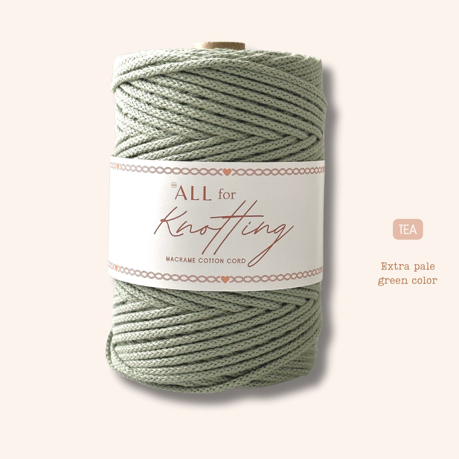 AFK Braided Cord | Macrame Cotton Cord | 37 Beautiful Colors - All for Knotting LLC