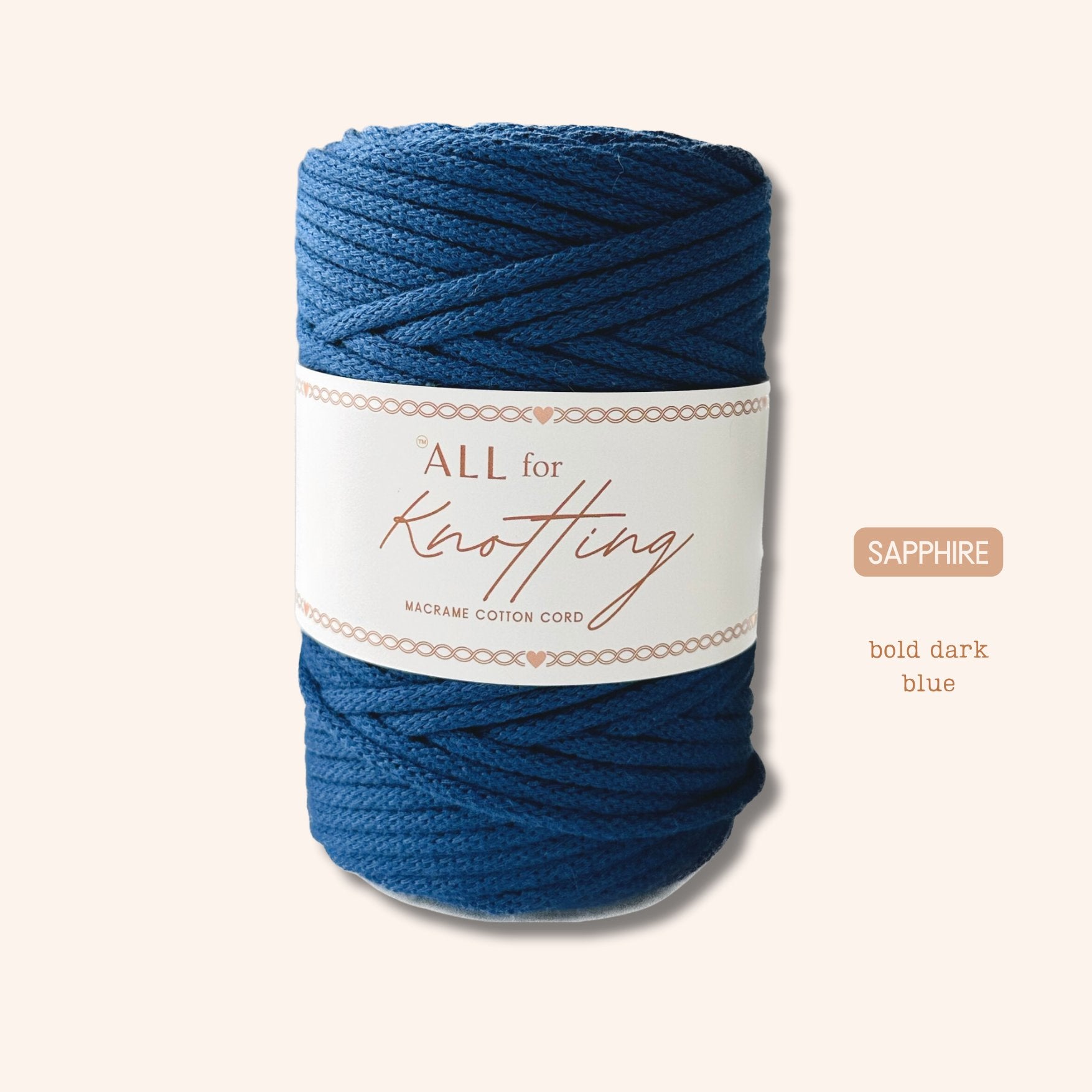 AFK Braided Cord | Macrame Cotton Cord | 37 Beautiful Colors - All for Knotting LLC