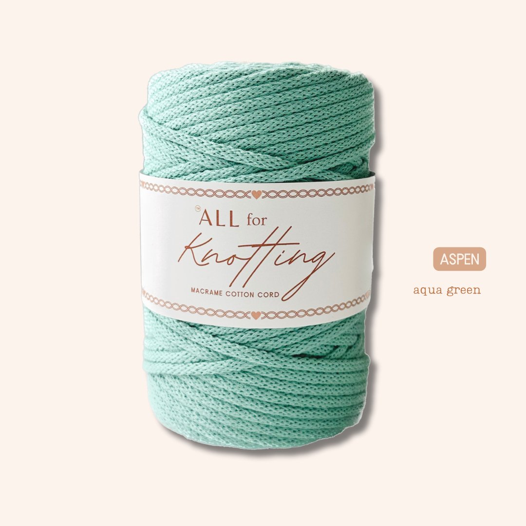 AFK Braided Cord | Macrame Cotton Cord | 37 Beautiful Colors - All for Knotting LLC