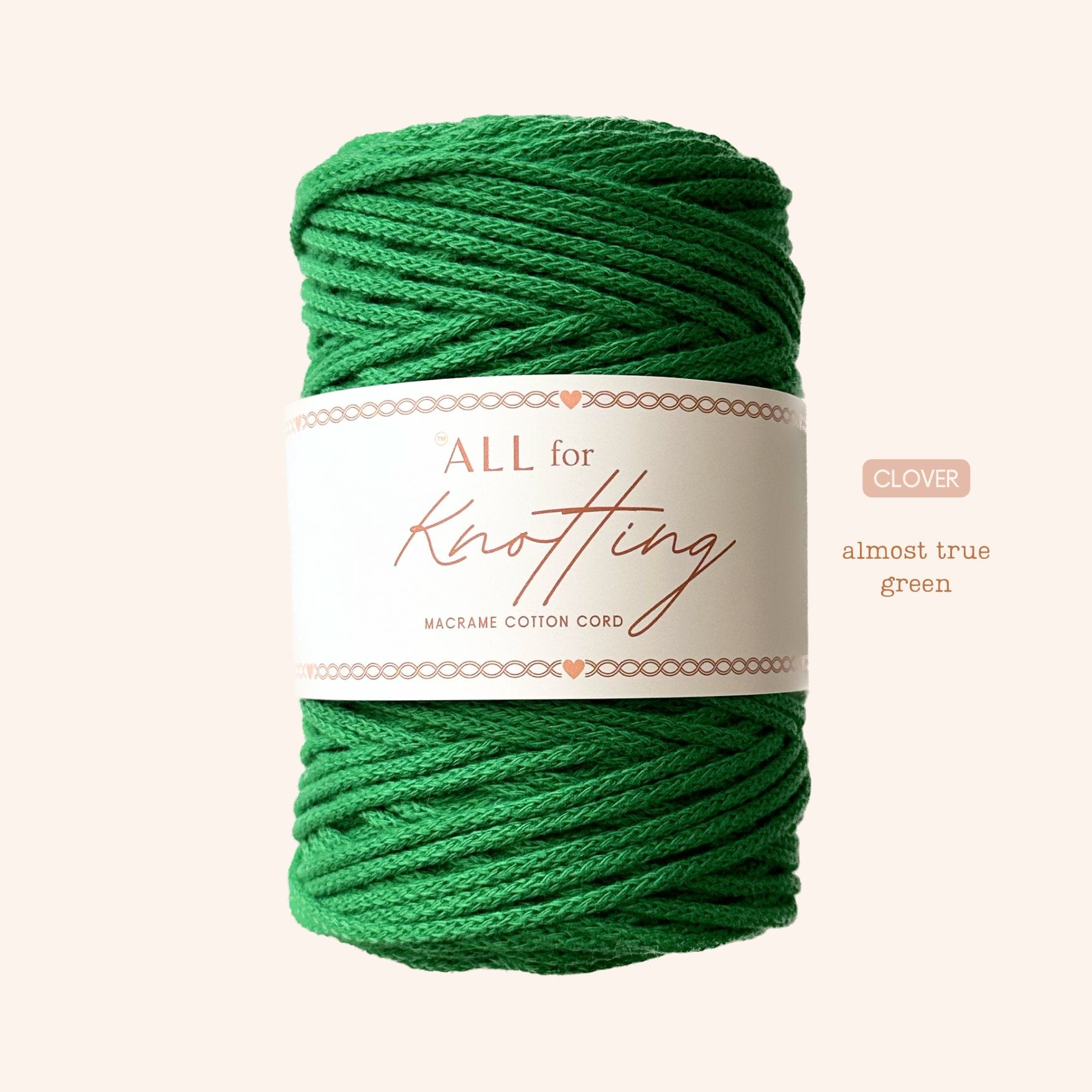 AFK Braided Cord | Macrame Cotton Cord | 37 Beautiful Colors - All for Knotting LLC