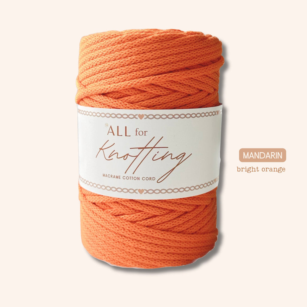 AFK Braided Cord | Macrame Cotton Cord | 37 Beautiful Colors - All for Knotting LLC