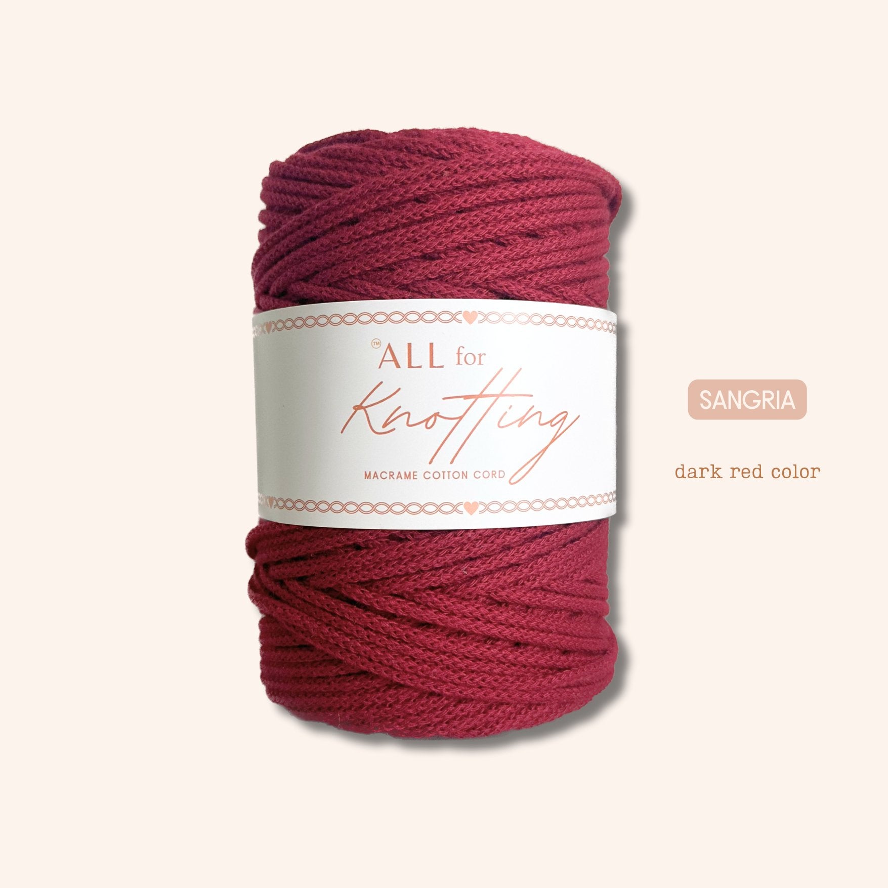 AFK Braided Cord | Macrame Cotton Cord | 37 Beautiful Colors - All for Knotting LLC