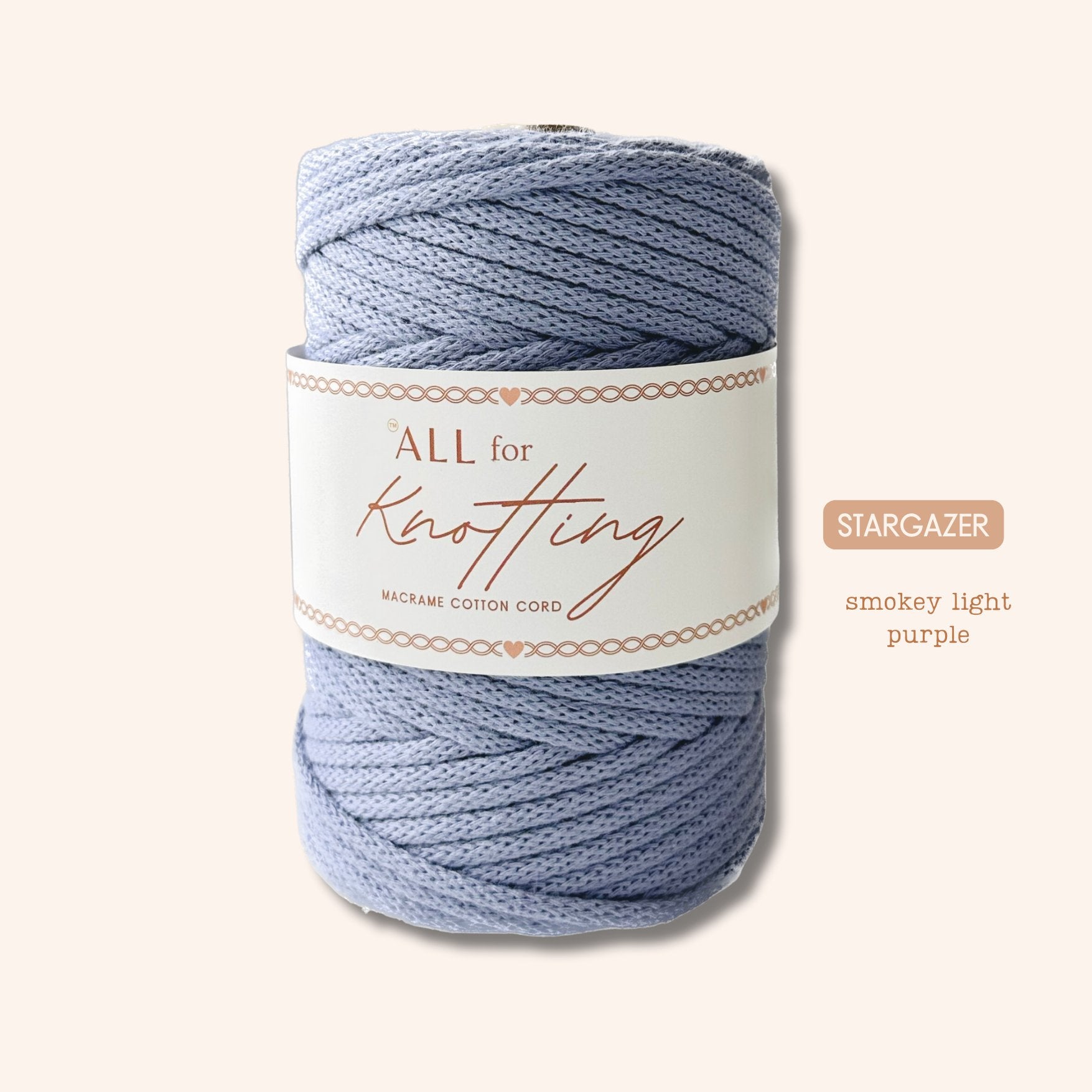 AFK Braided Cord | Macrame Cotton Cord | 37 Beautiful Colors - All for Knotting LLC