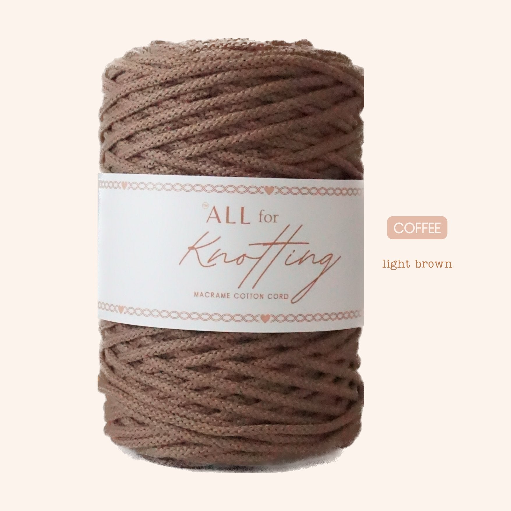 AFK Braided Cord | Macrame Cotton Cord | 37 Beautiful Colors - All for Knotting LLC