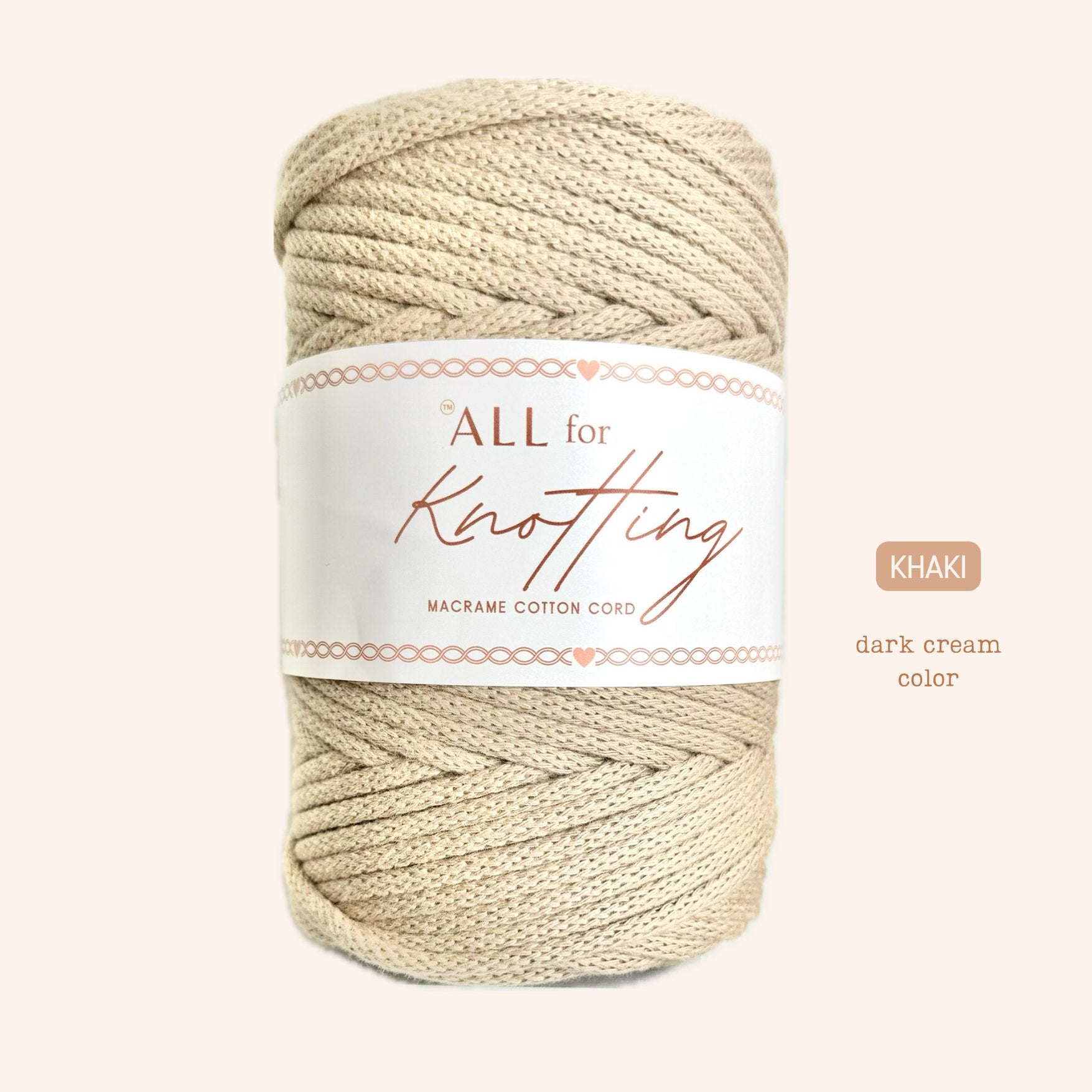 AFK Braided Cord | Macrame Cotton Cord | 37 Beautiful Colors - All for Knotting LLC