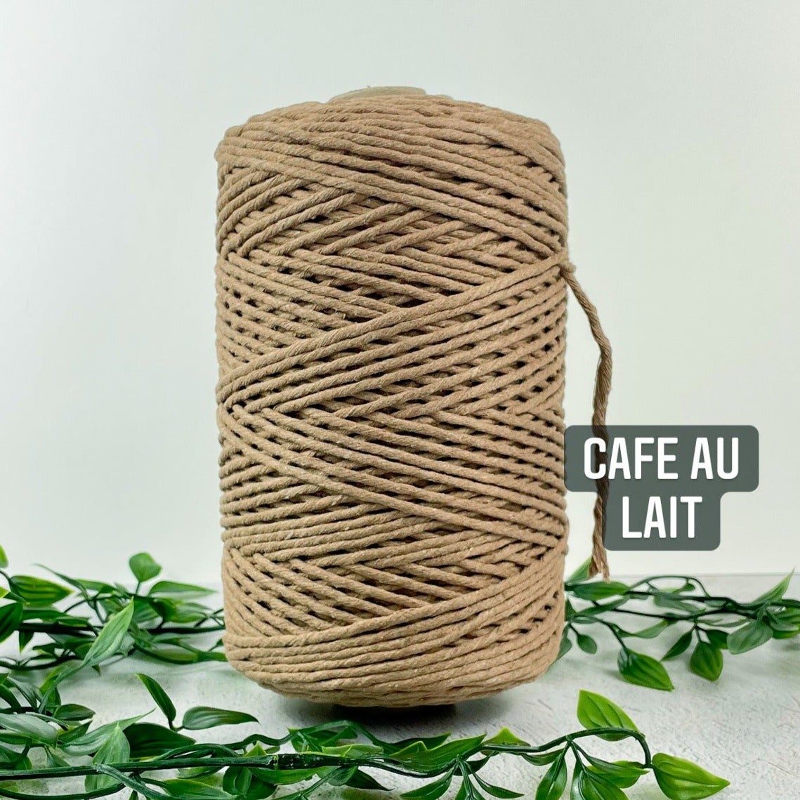 BARGAIN BIN 1KG 3mm Single Strand Macrame Cotton Cord - All for Knotting LLC