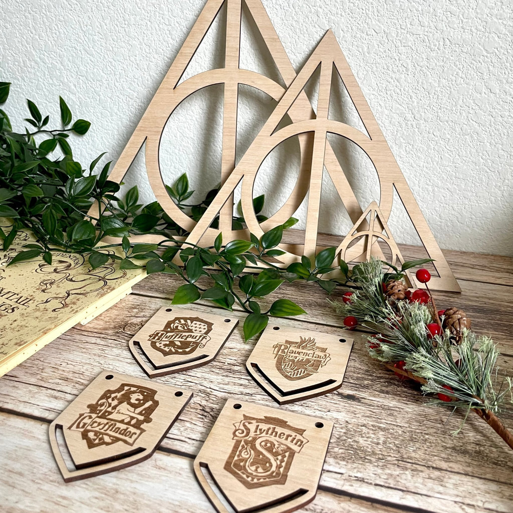 DEATHLY HALLOWS | Macrame Wooden Frames - All for Knotting LLC