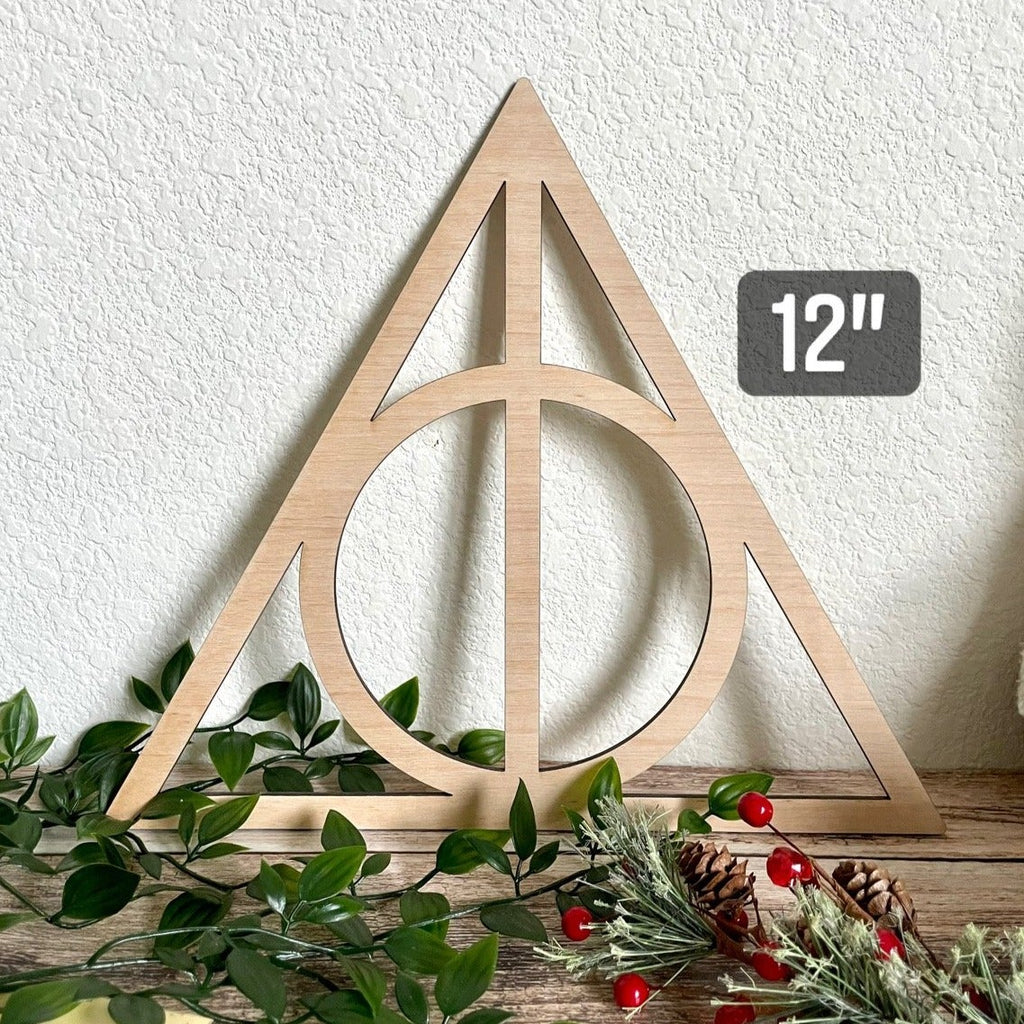 DEATHLY HALLOWS | Macrame Wooden Frames - All for Knotting LLC