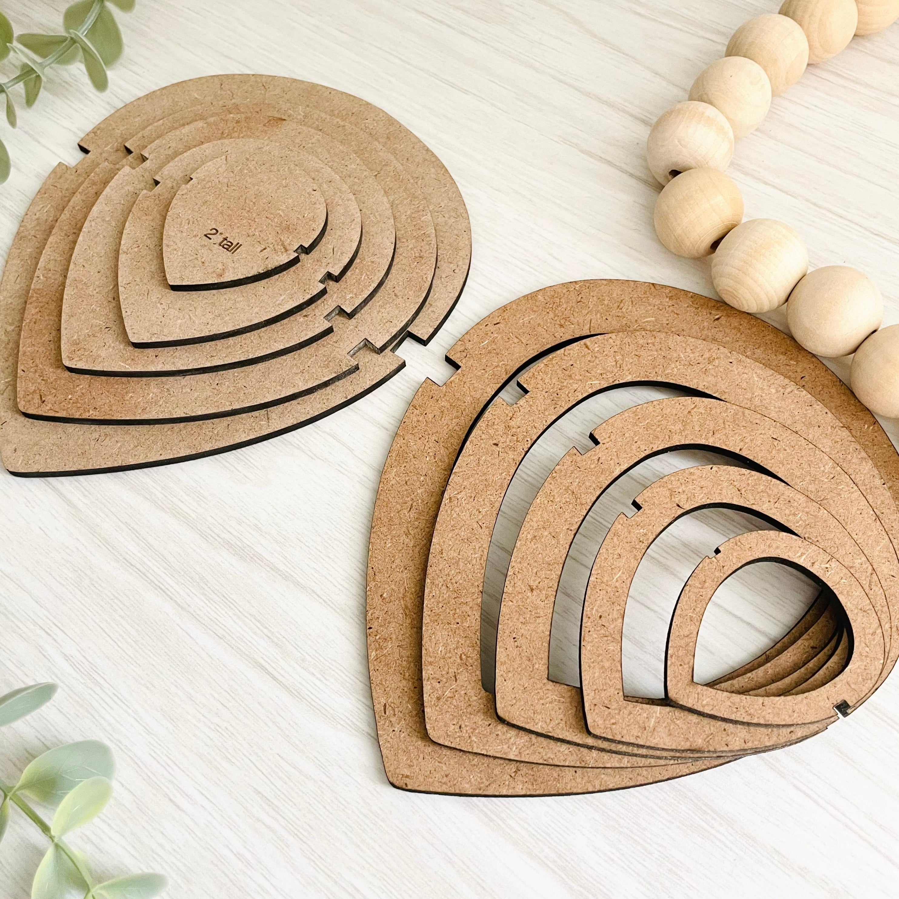 MACRAME LEAF/FEATHER TEMPLATES / Macrame Wooden Templates