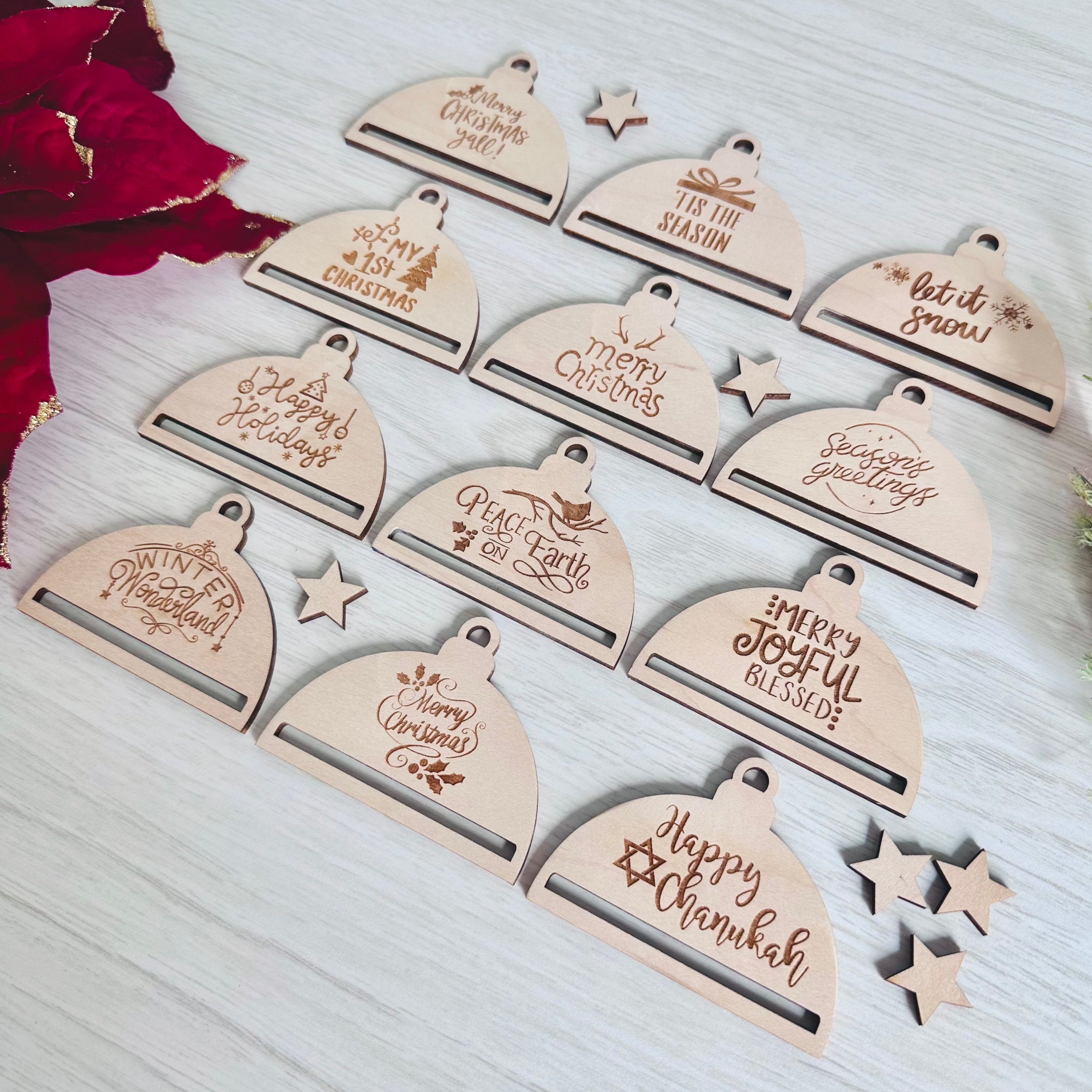 MACRAME ORNAMENT BLANKS | Macrame Wooden Ornaments