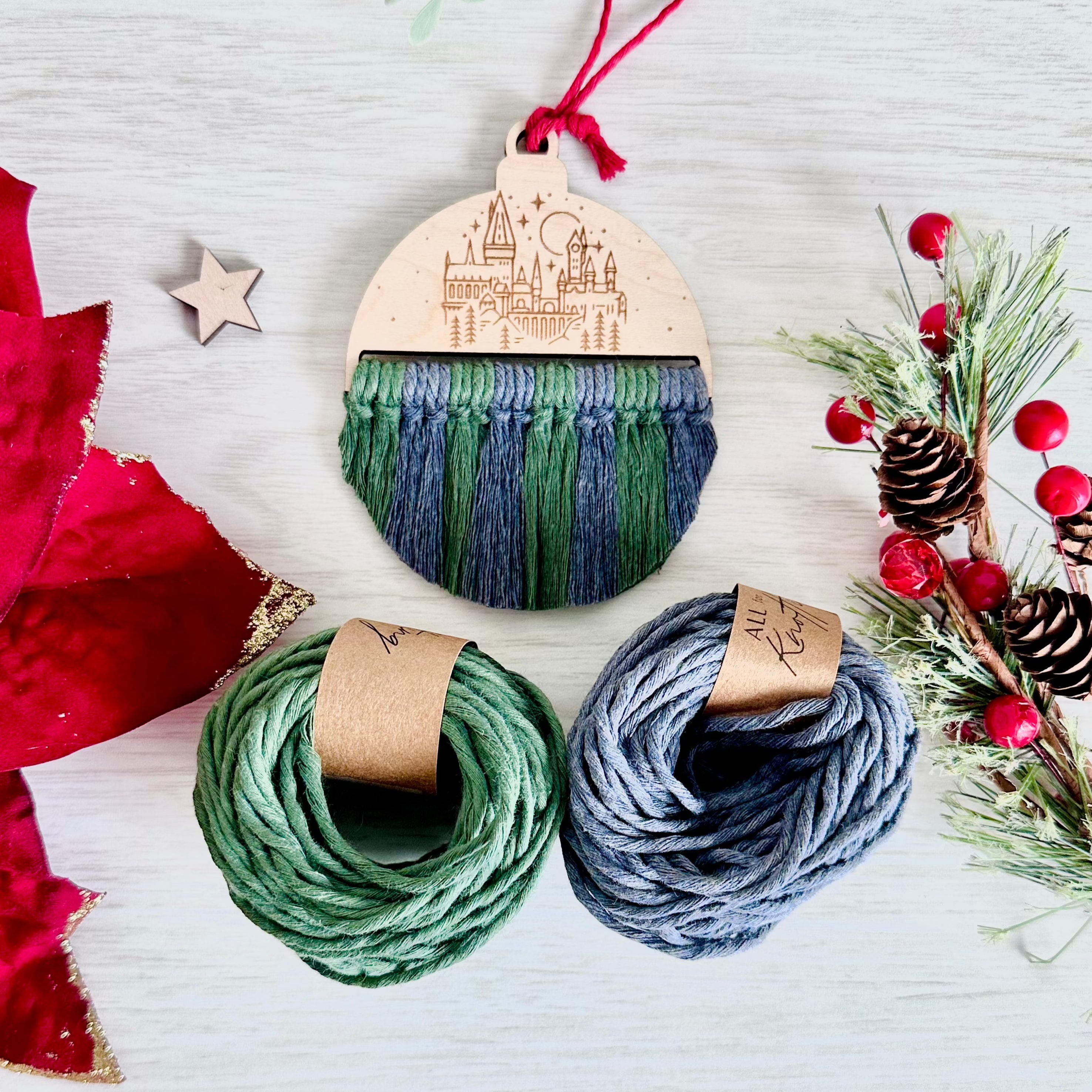 HARRY POTTER ORNAMENTS | Macrame Ornament Blanks