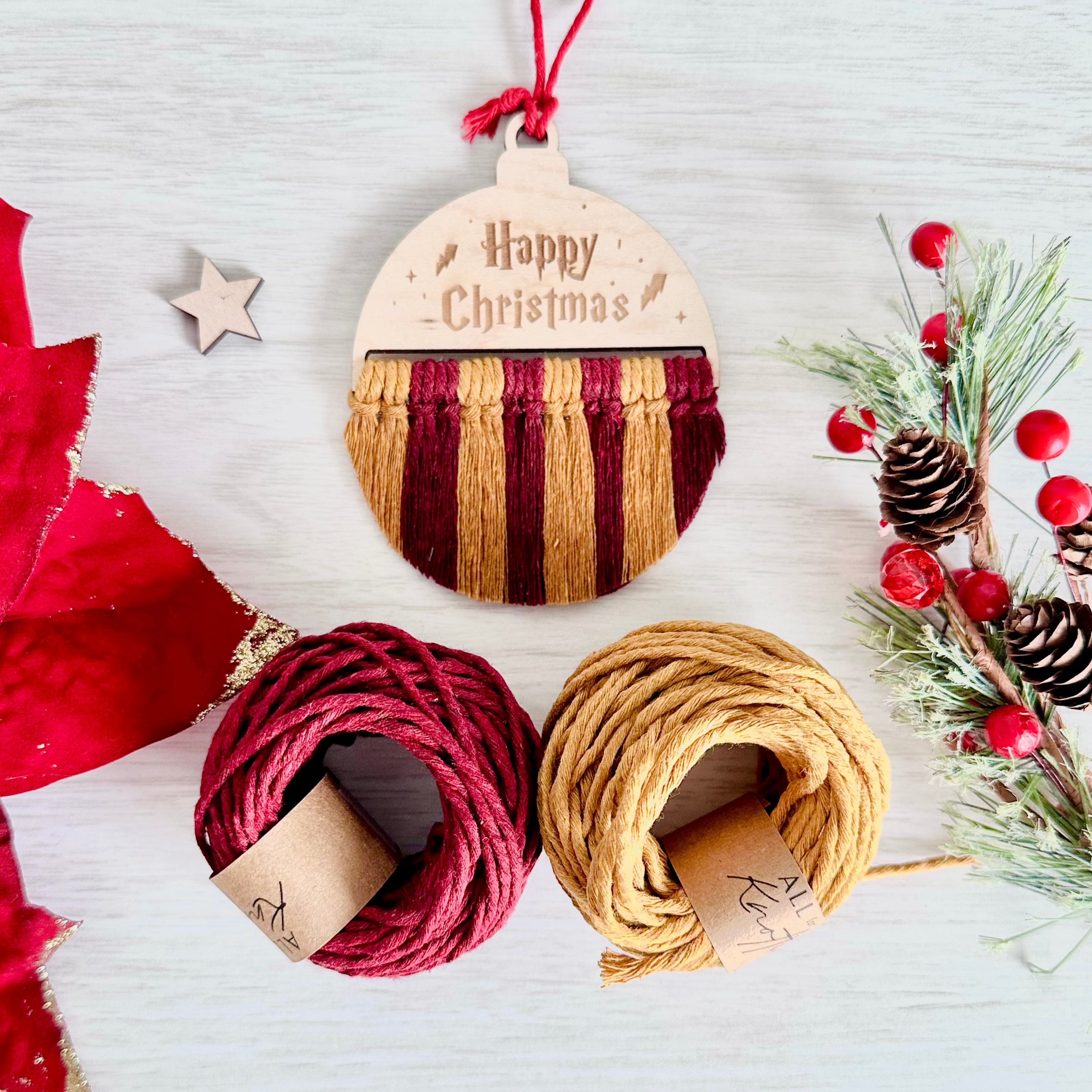 HARRY POTTER ORNAMENTS | Macrame Ornament Blanks